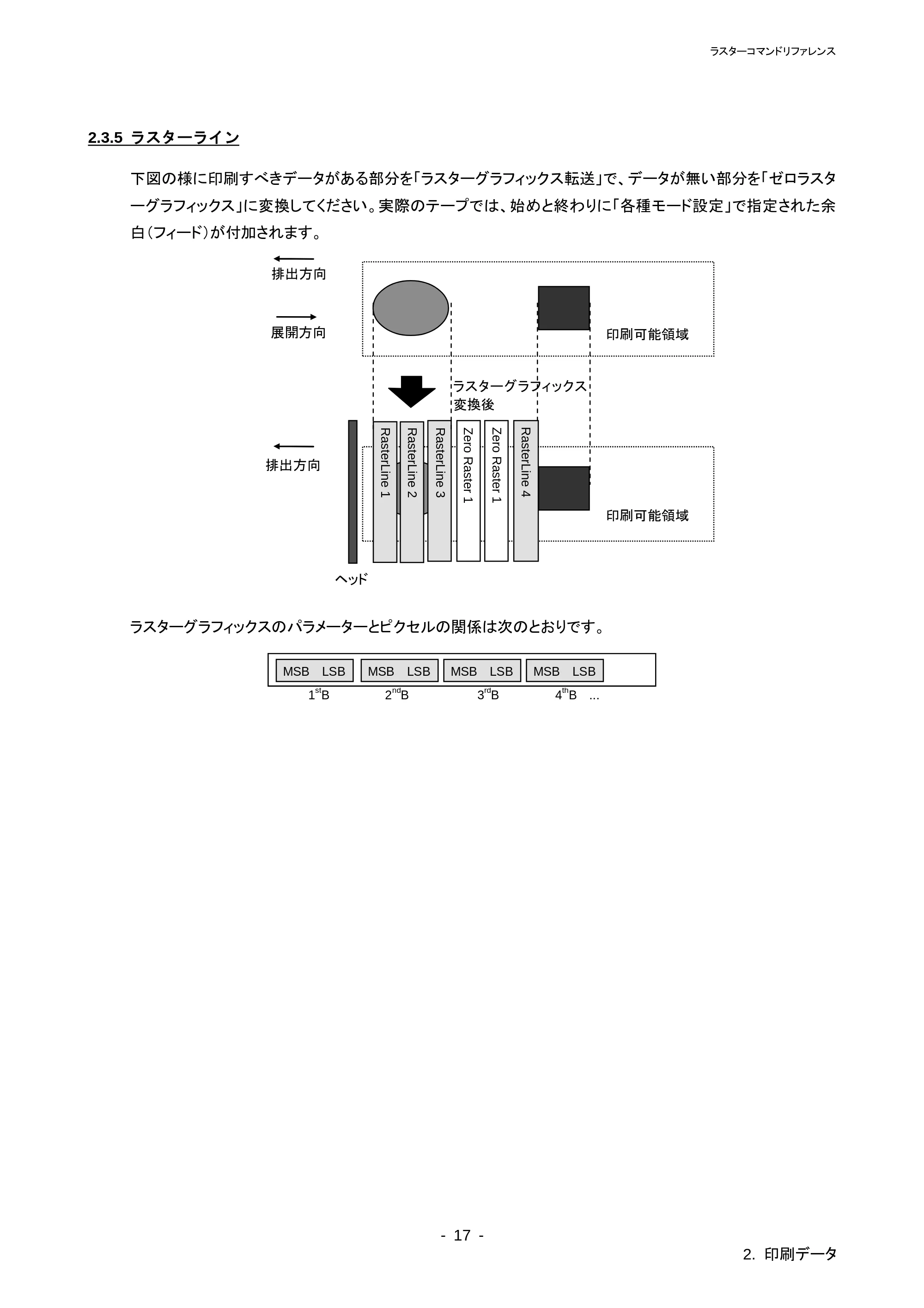 ブラザー QL-720NW ラスターコマンドリファレンス — 原本ページ — 22ページ
