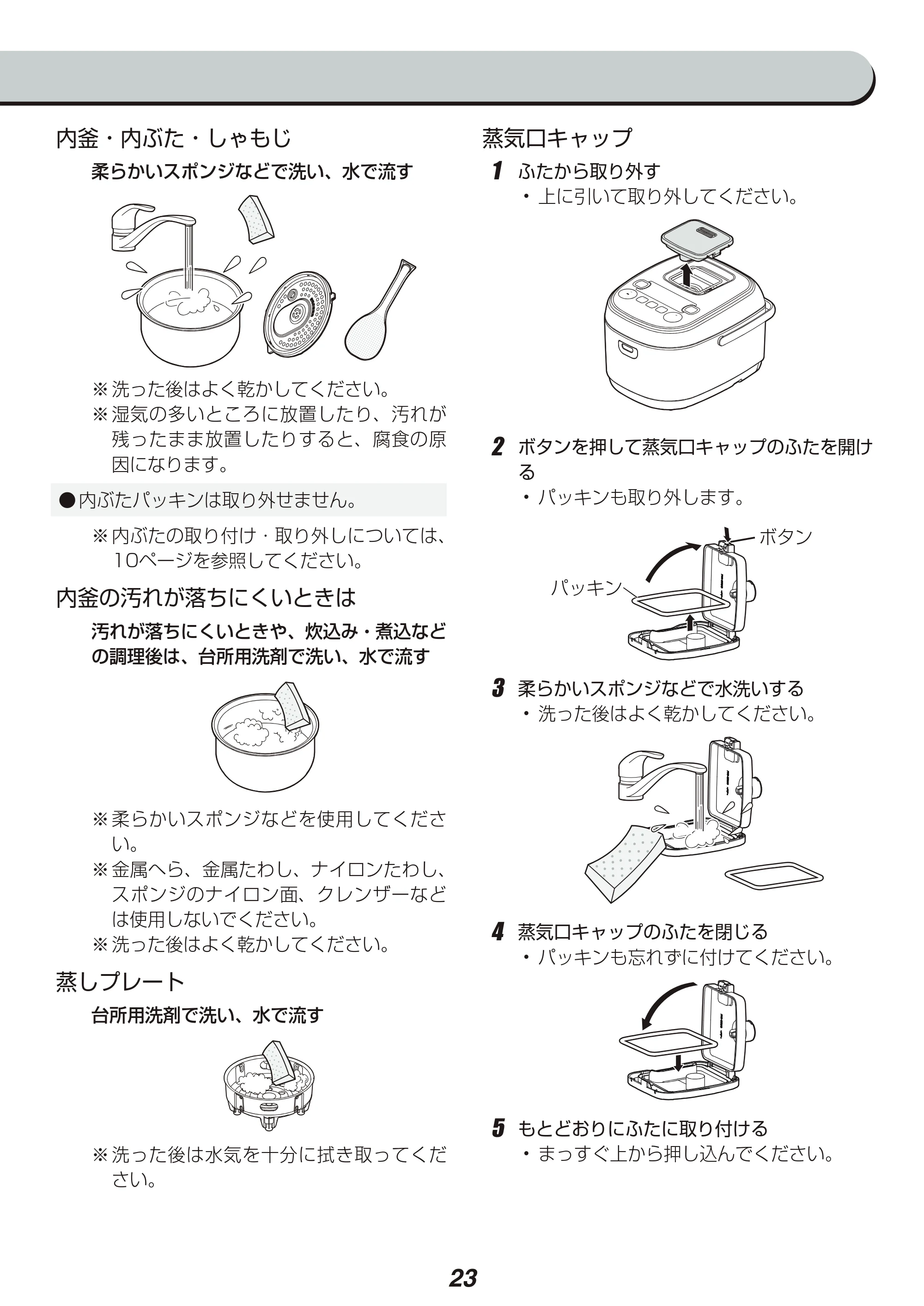 アイリスオーヤマ RC-IE50 取扱説明書 — 原本ページ — 23ページ