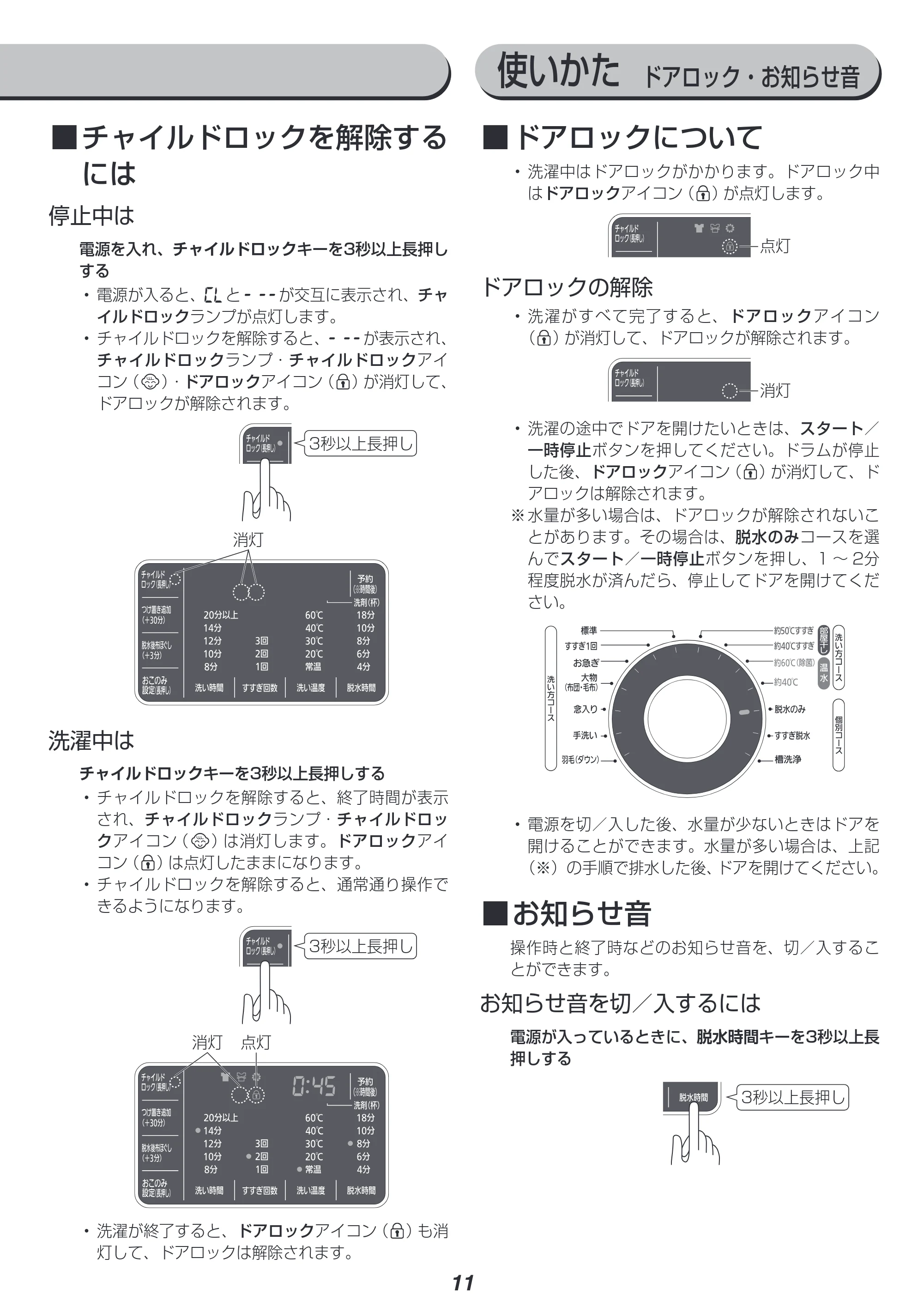 アイリスオーヤマ HD71-W 取扱説明書 — 原本ページ — 11ページ