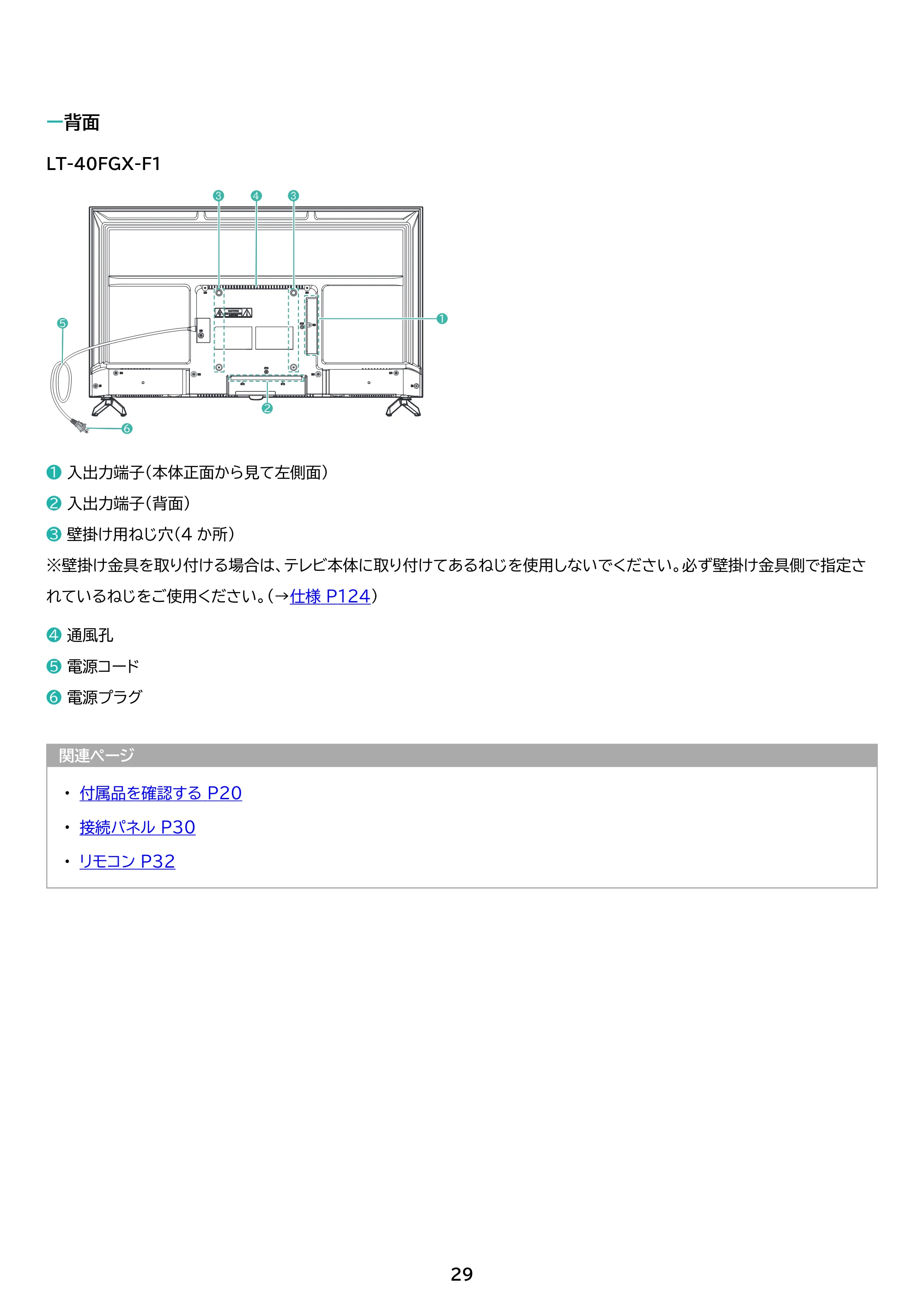 アイリスオーヤマ LT-24WGX-F1 取扱説明書 — 原本ページ — 29ページ