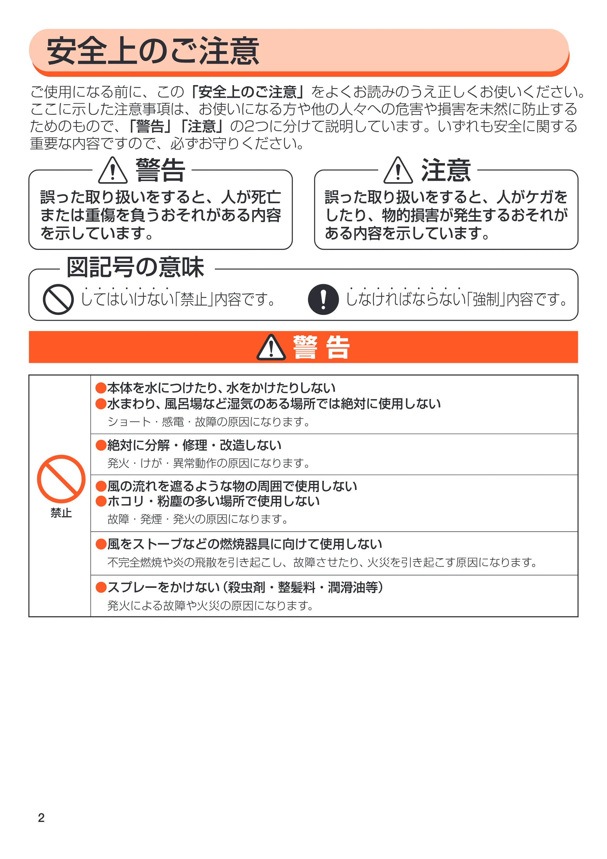 アイリスオーヤマ ENC-15K 取扱説明書 — 02 — 原本ページ — 2ページ