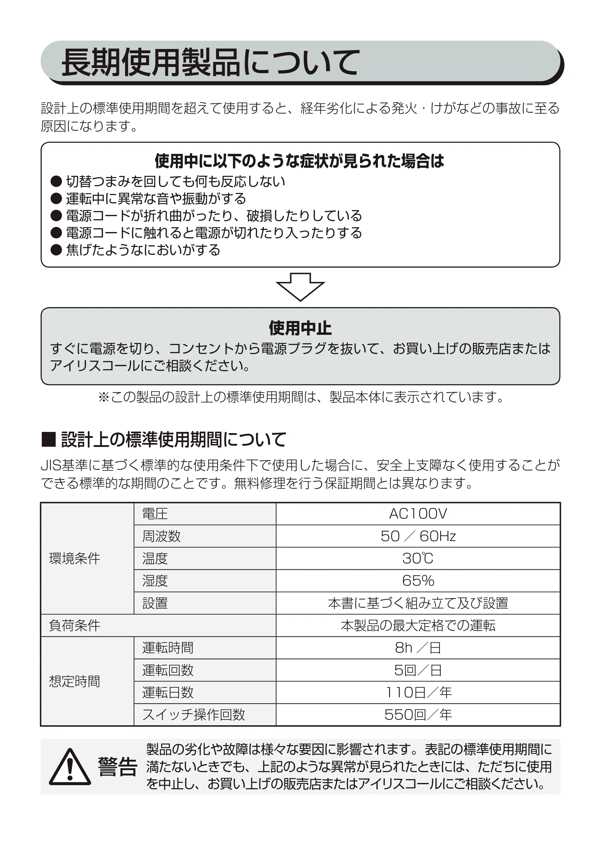アイリスオーヤマ KTWF-D82T 取扱説明書 — 原本ページ — 10ページ
