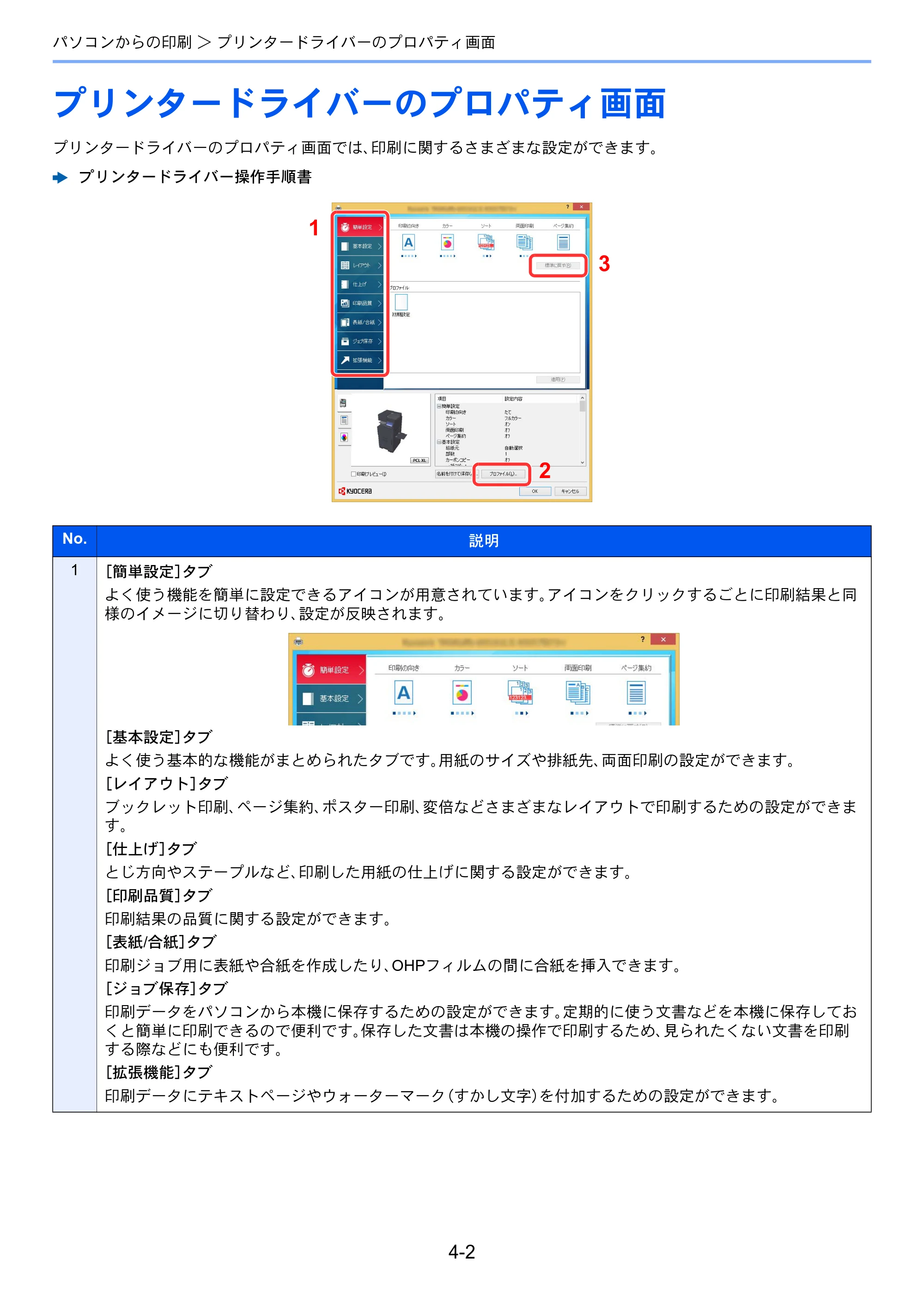 京セラ TASKalfa 2553ci / TASKalfa 3253ci / TASKalfa 4053ci TASKalfa 6053ci/5053ci/4053ci/3253ci/2553ci 使用説明書 — 原本ページ — 190ページ