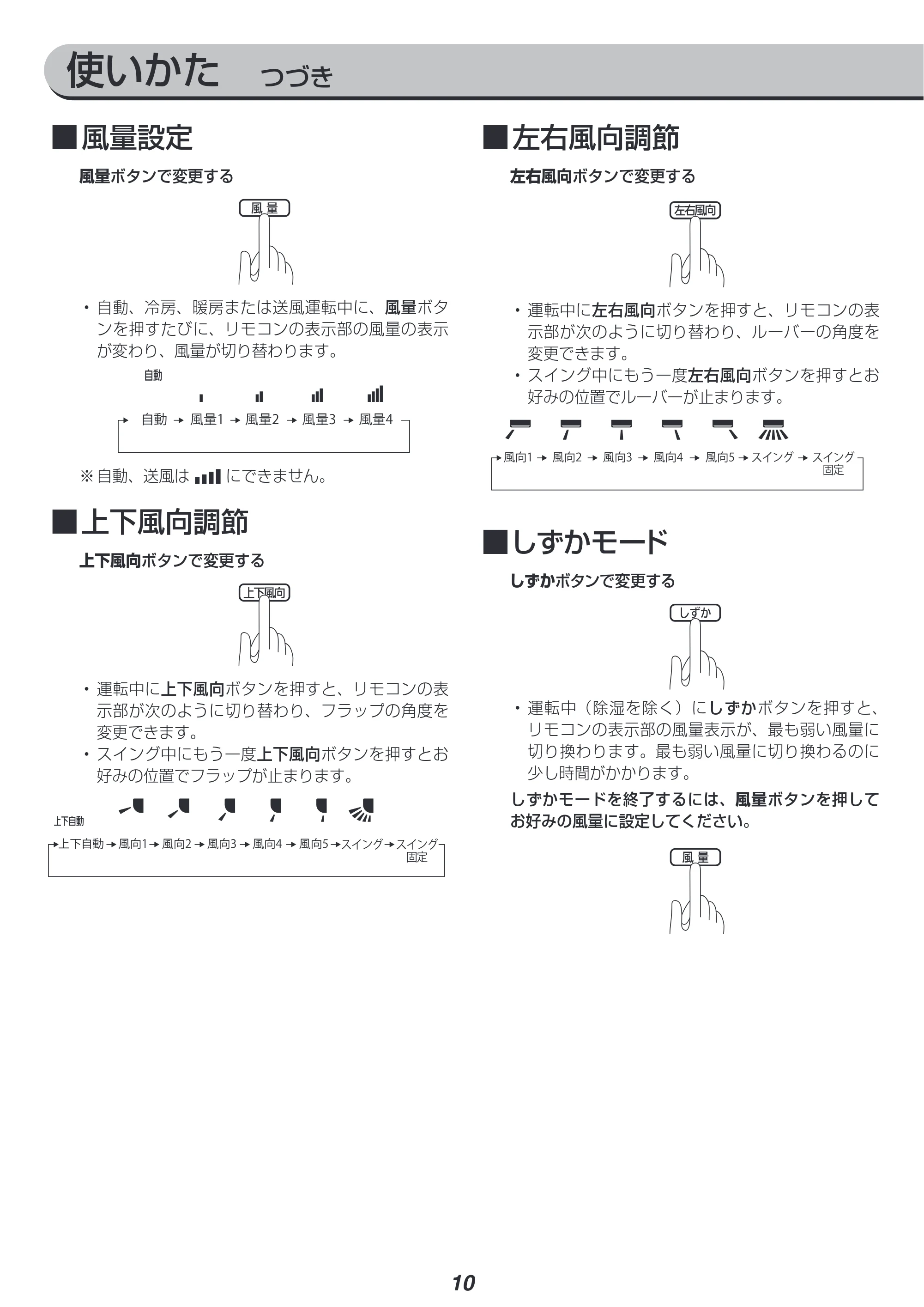 アイリスオーヤマ IAF-2204GV / IAR-2204GV 取扱説明書 — 原本ページ — 10ページ