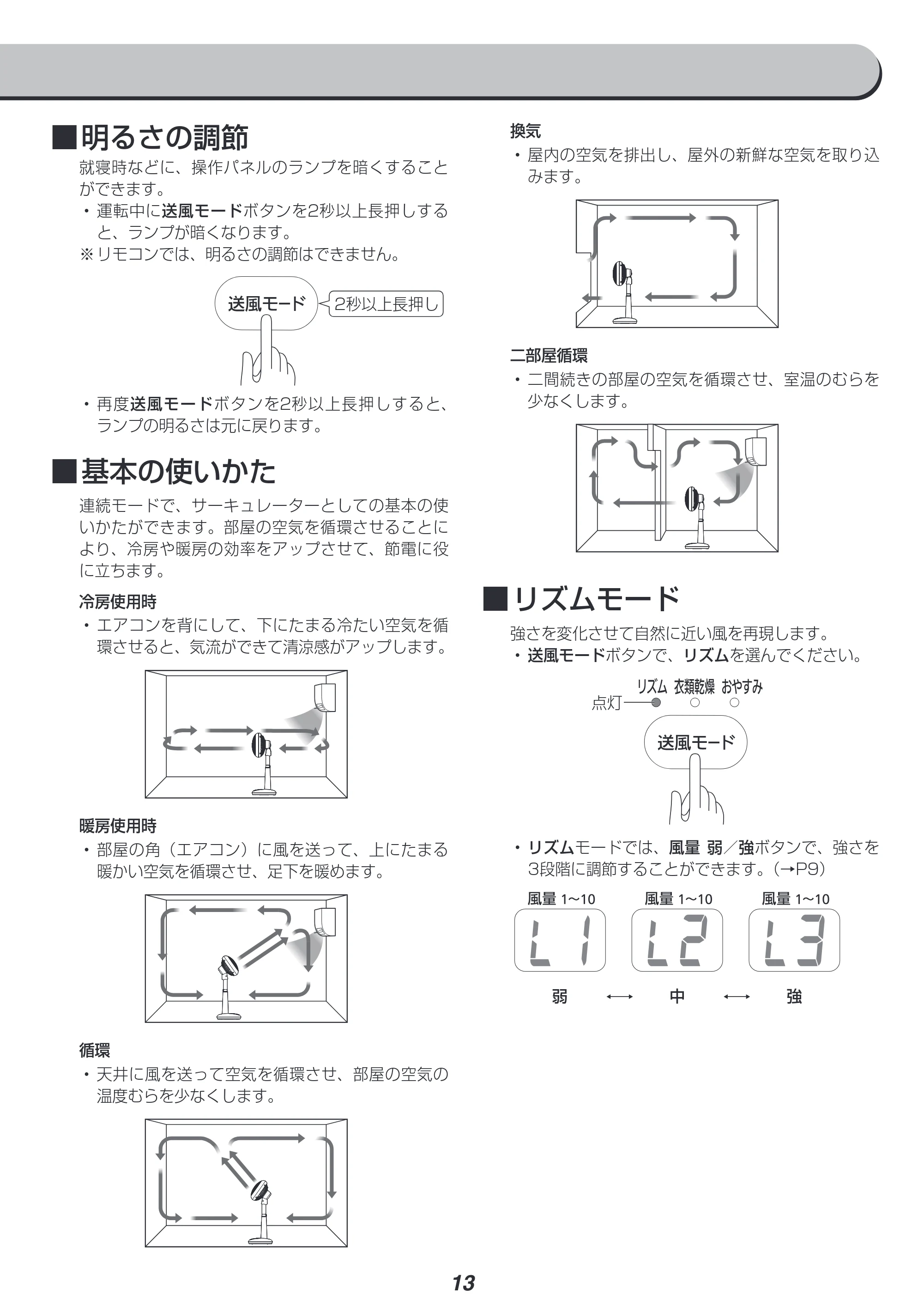 アイリスオーヤマ KSF-DCV181T 取扱説明書 — 原本ページ — 13ページ
