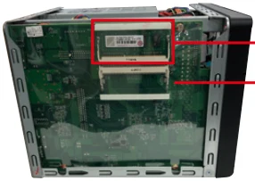 エレコム NSB-EX-MEM8G 2.NSB-5A/7A シリーズ オプションメモリ取り付け手順 — NAS への取り付け手順 2 STEP - [A] — 図版 1-9 — 1ページ