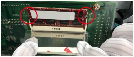 エレコム NSB-EX-MEM8G 2.NSB-5A/7A シリーズ オプションメモリ取り付け手順 — NAS への取り付け手順 2 STEP - [A] — 図版 1-6 — 1ページ