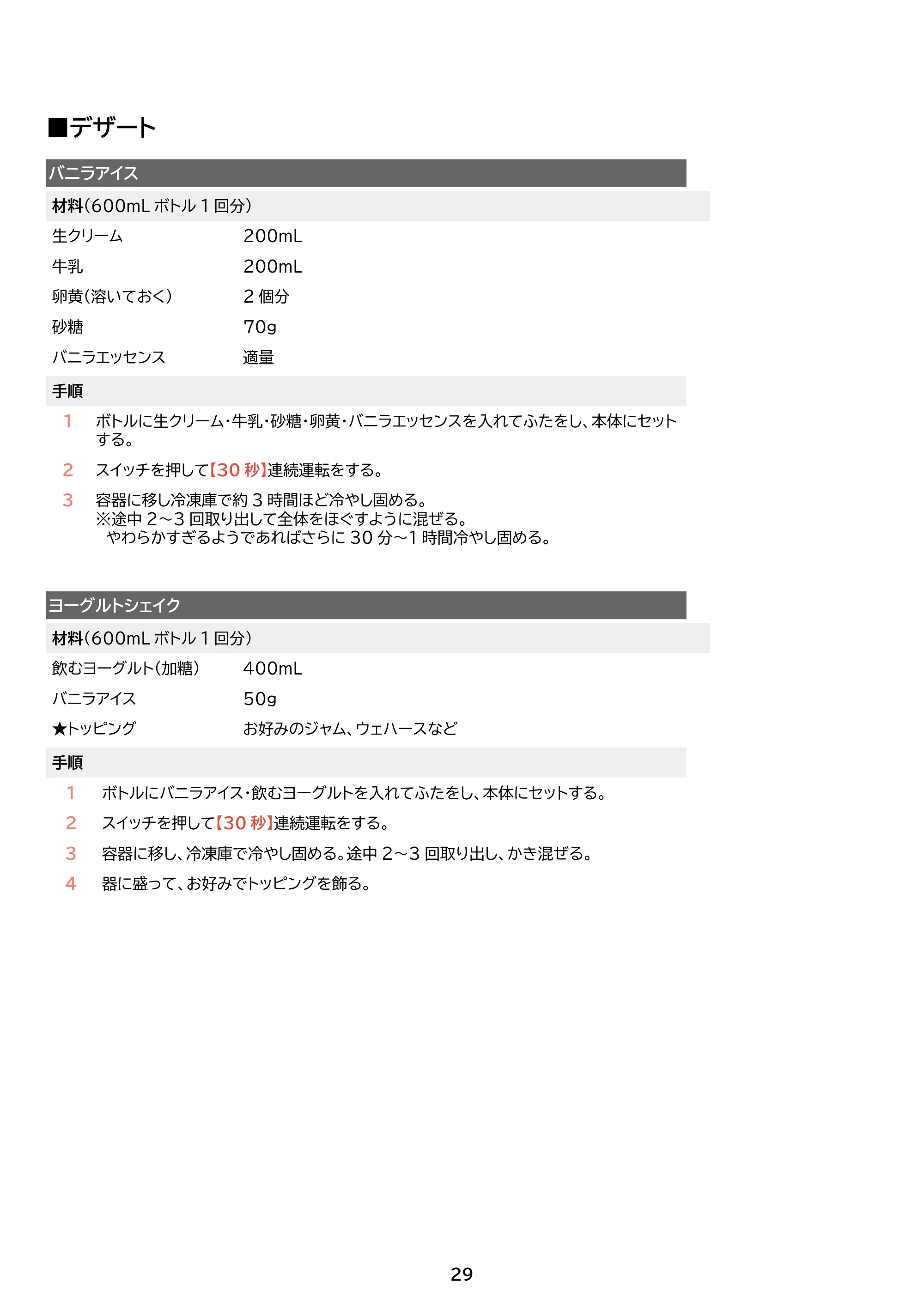 アイリスオーヤマ IBB-601 取扱説明書 — 原本ページ — 29ページ