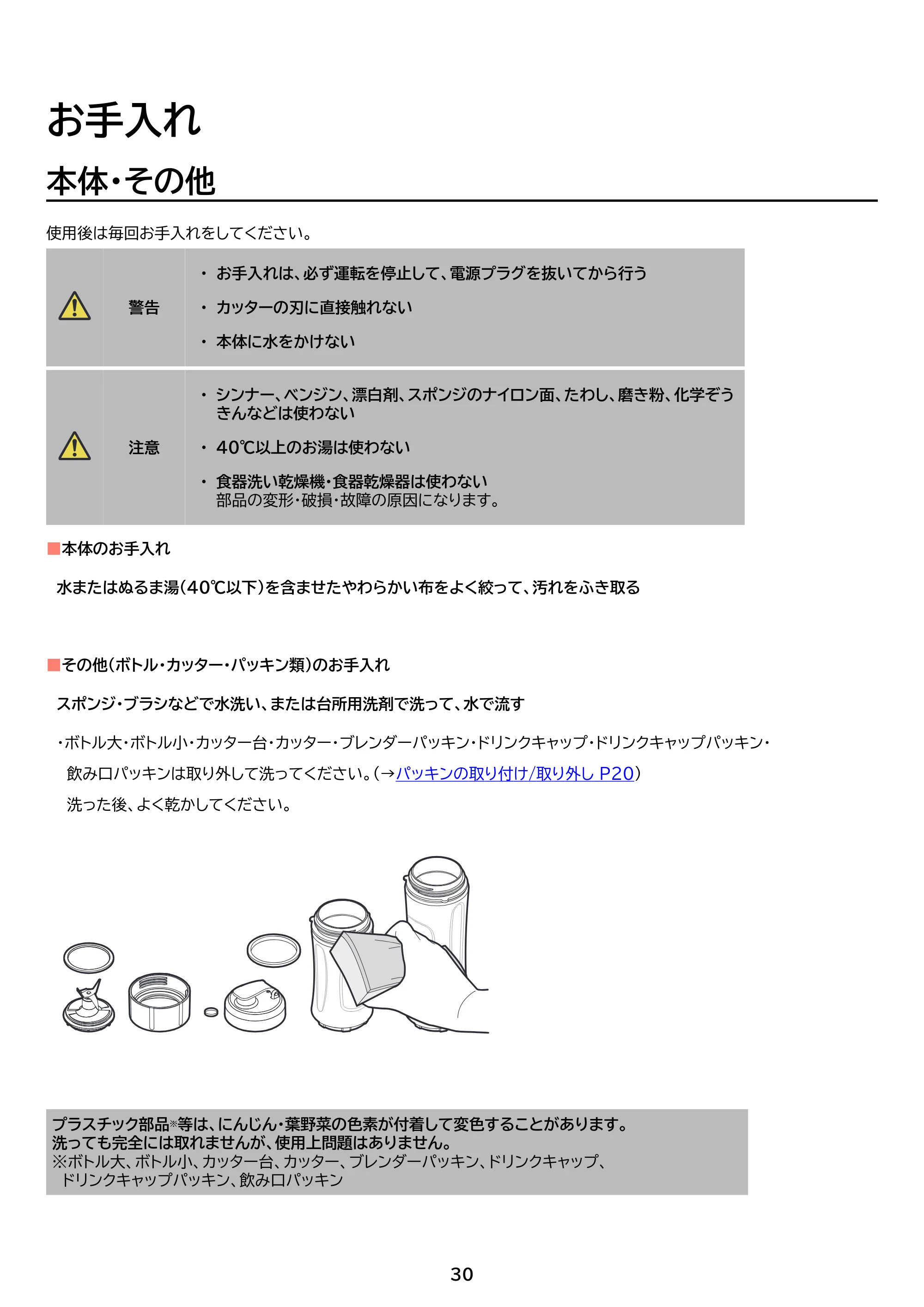 アイリスオーヤマ IBB-601 取扱説明書 — 原本ページ — 30ページ