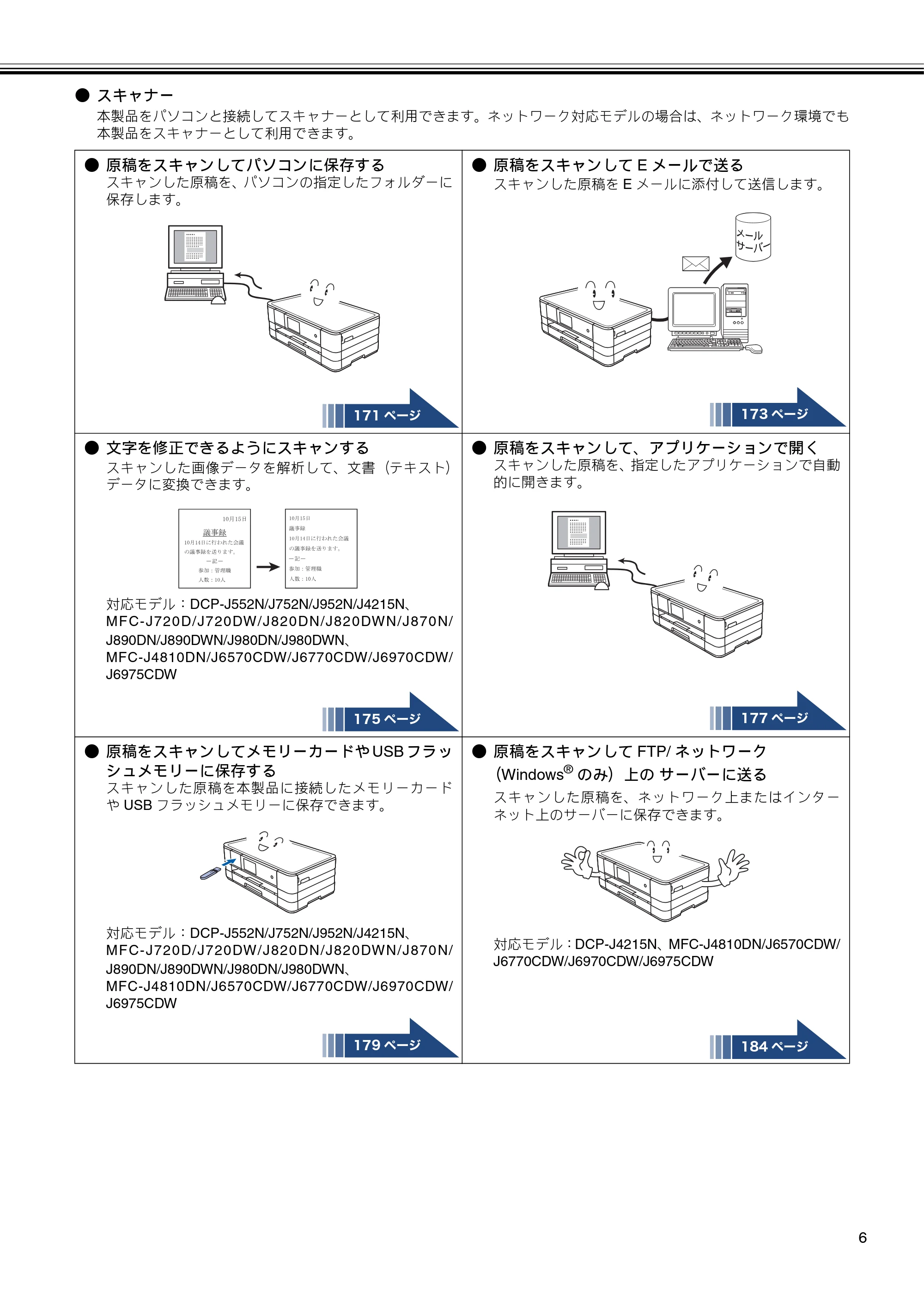 ブラザー DCP-J132N / DCP-J152N / DCP-J4215N-B/W ユーザーズガイド ～パソコン活用編～ — 原本ページ — 7ページ