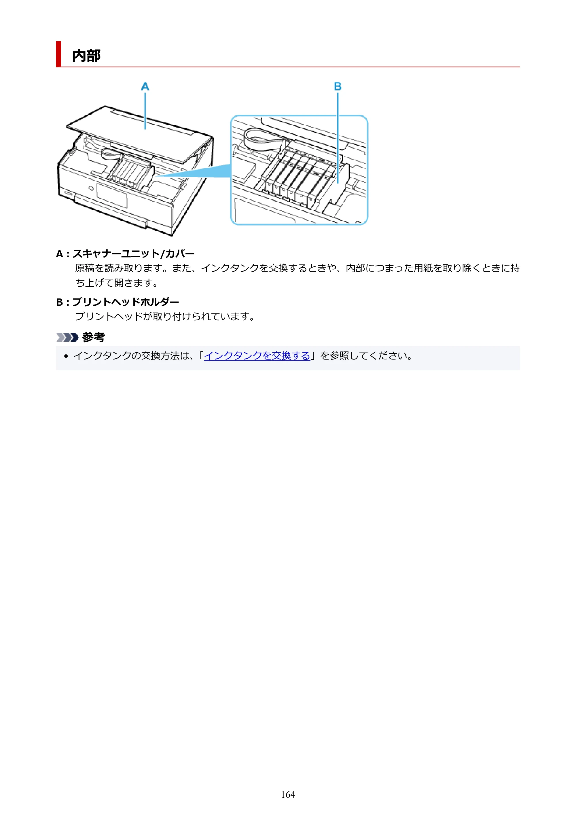 キヤノン PIXUS TS8430 オンラインマニュアル PDF版（Windows版） — 内部 — 原本ページ — 164ページ