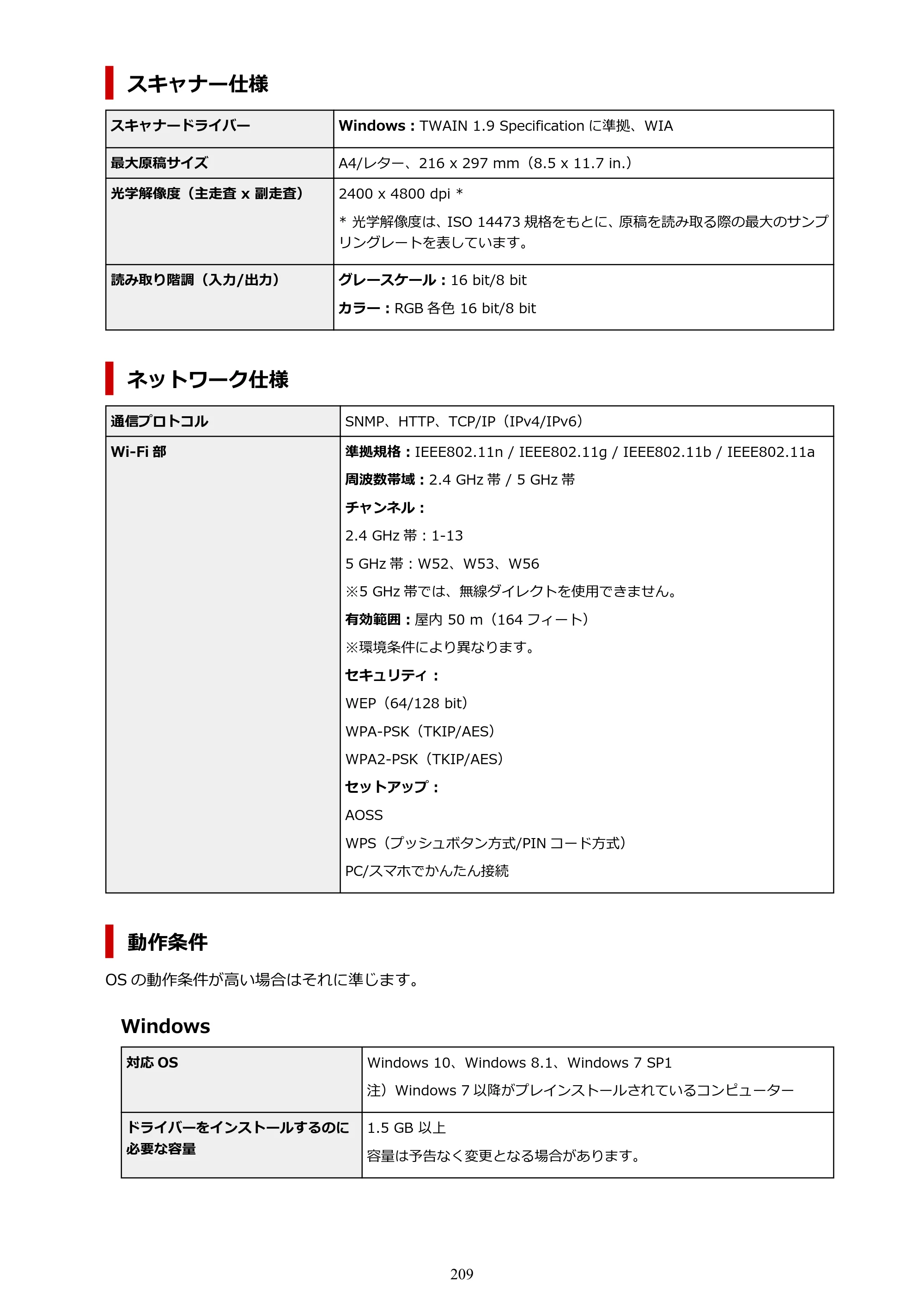 キヤノン PIXUS TS8430 オンラインマニュアル PDF版（Windows版） — 原本ページ — 209ページ