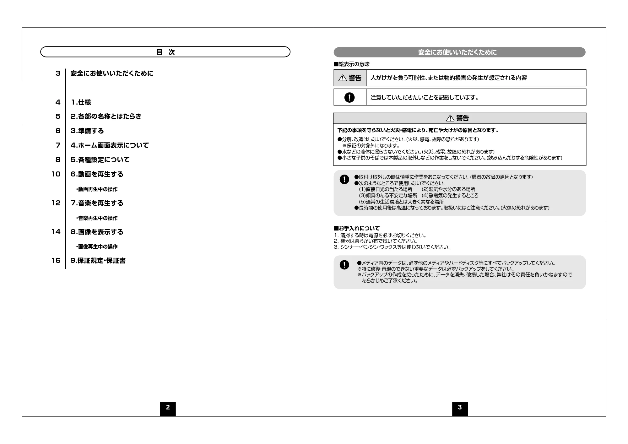 サンワサプライ MED-PL4K101 取扱説明書 — 原本ページ — 2ページ