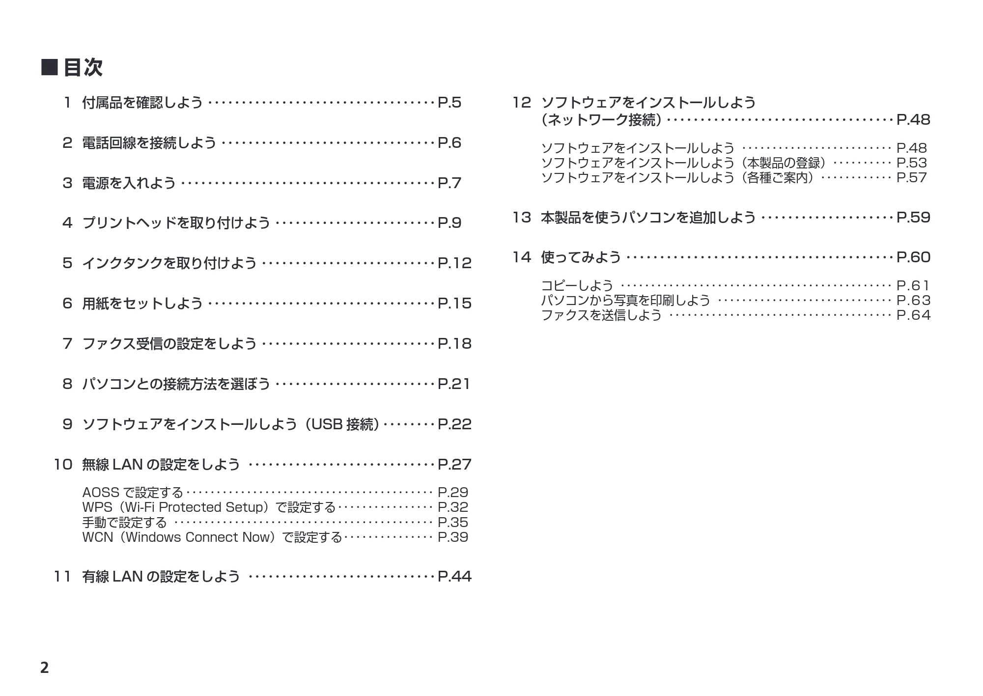 キヤノン PIXUS MX870 かんたんスタートガイド (PDF形式/8.5Mバイト) — 原本ページ — 4ページ