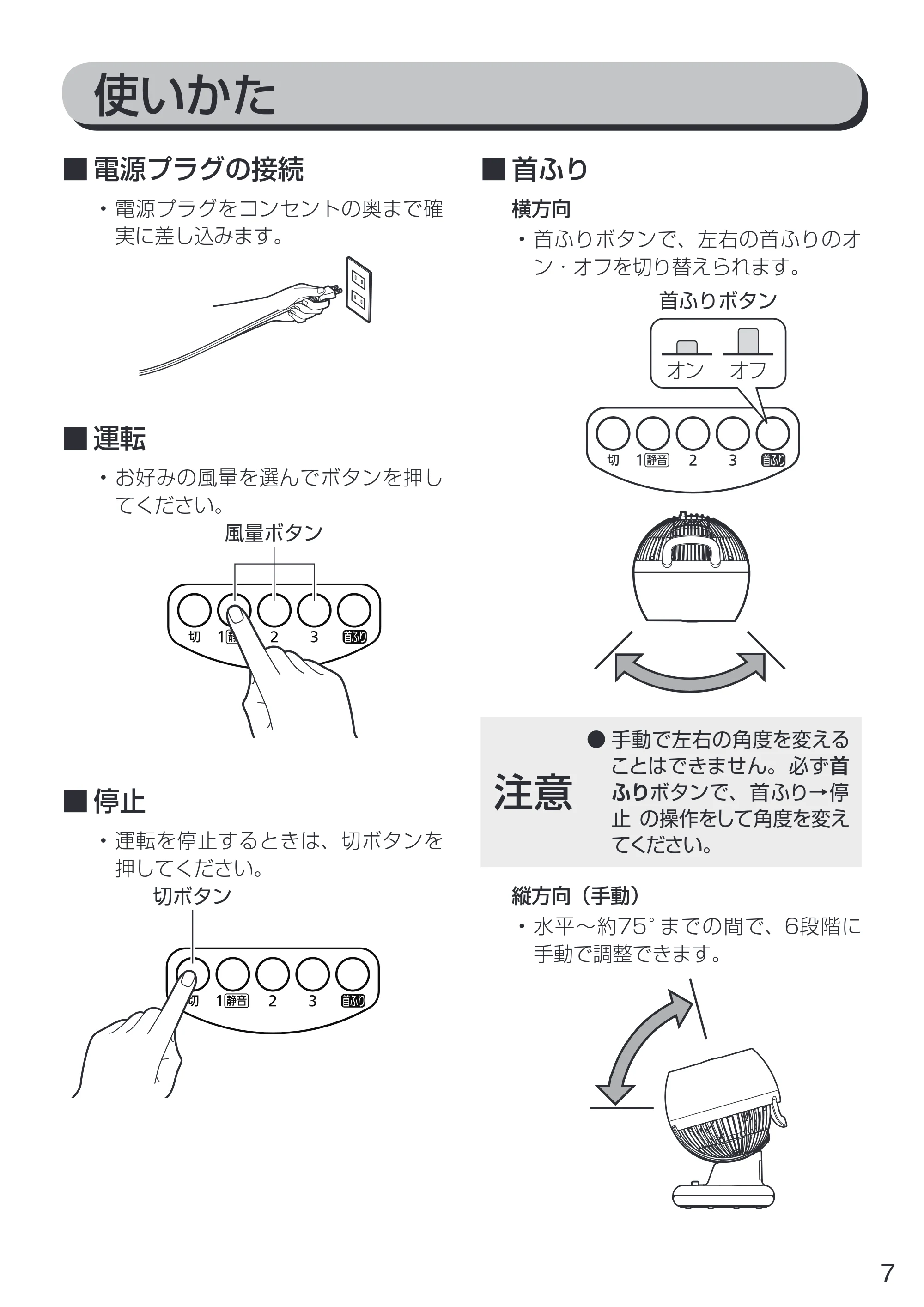 アイリスオーヤマ PCF-M15 取扱説明書 — 原本ページ — 7ページ