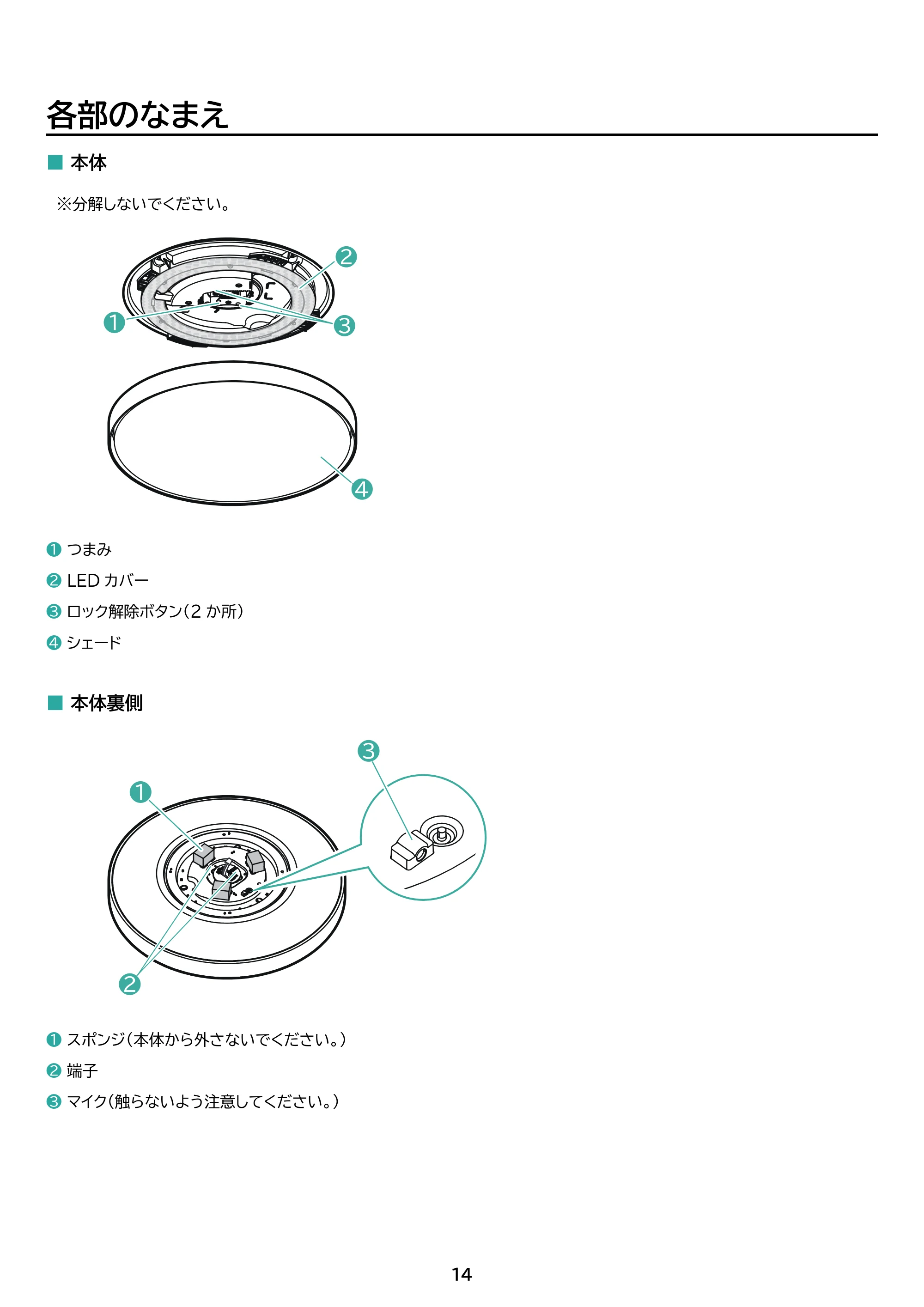 アイリスオーヤマ CEA12DL-7 取扱説明書 — 原本ページ — 14ページ