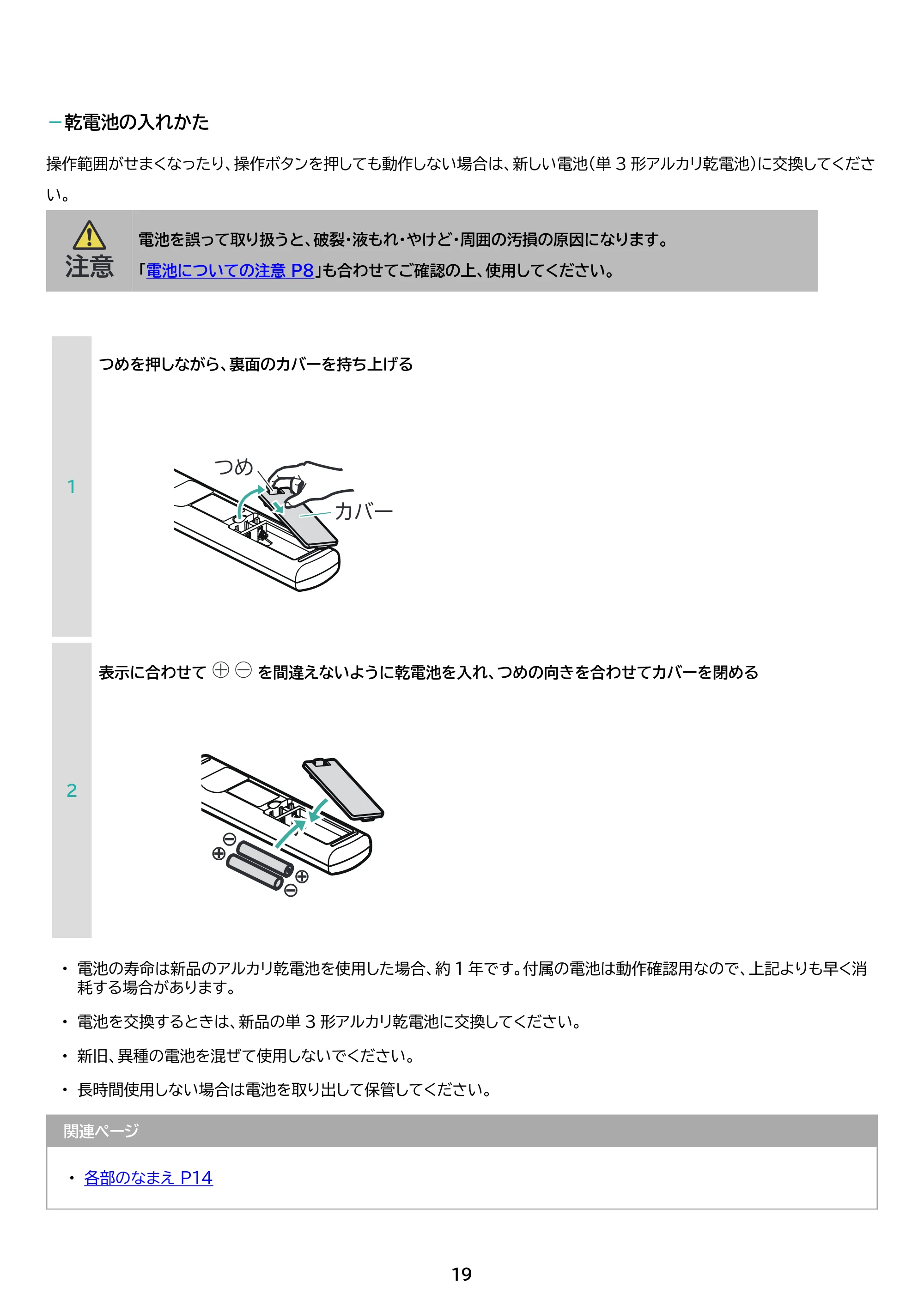 アイリスオーヤマ CEA12DL-7 取扱説明書 — 原本ページ — 19ページ
