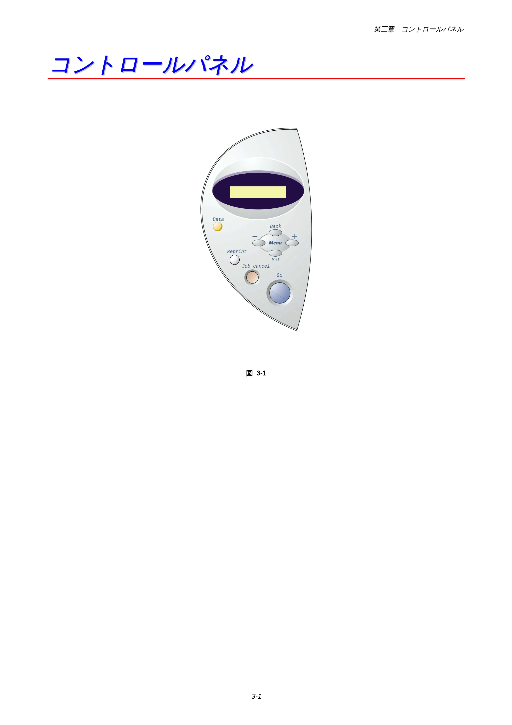 ブラザー HL-1650 / HL-1670N 取扱説明書(本体) — コントロールパネル — 原本ページ — 69ページ