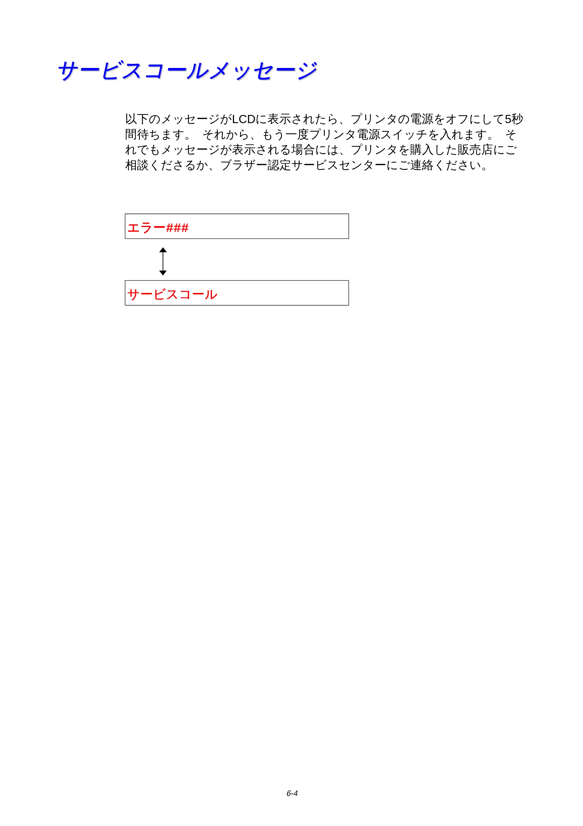 ブラザー HL-1650 / HL-1670N 取扱説明書（本体） — サービスコールメッセージ — 原本ページ — 149ページ