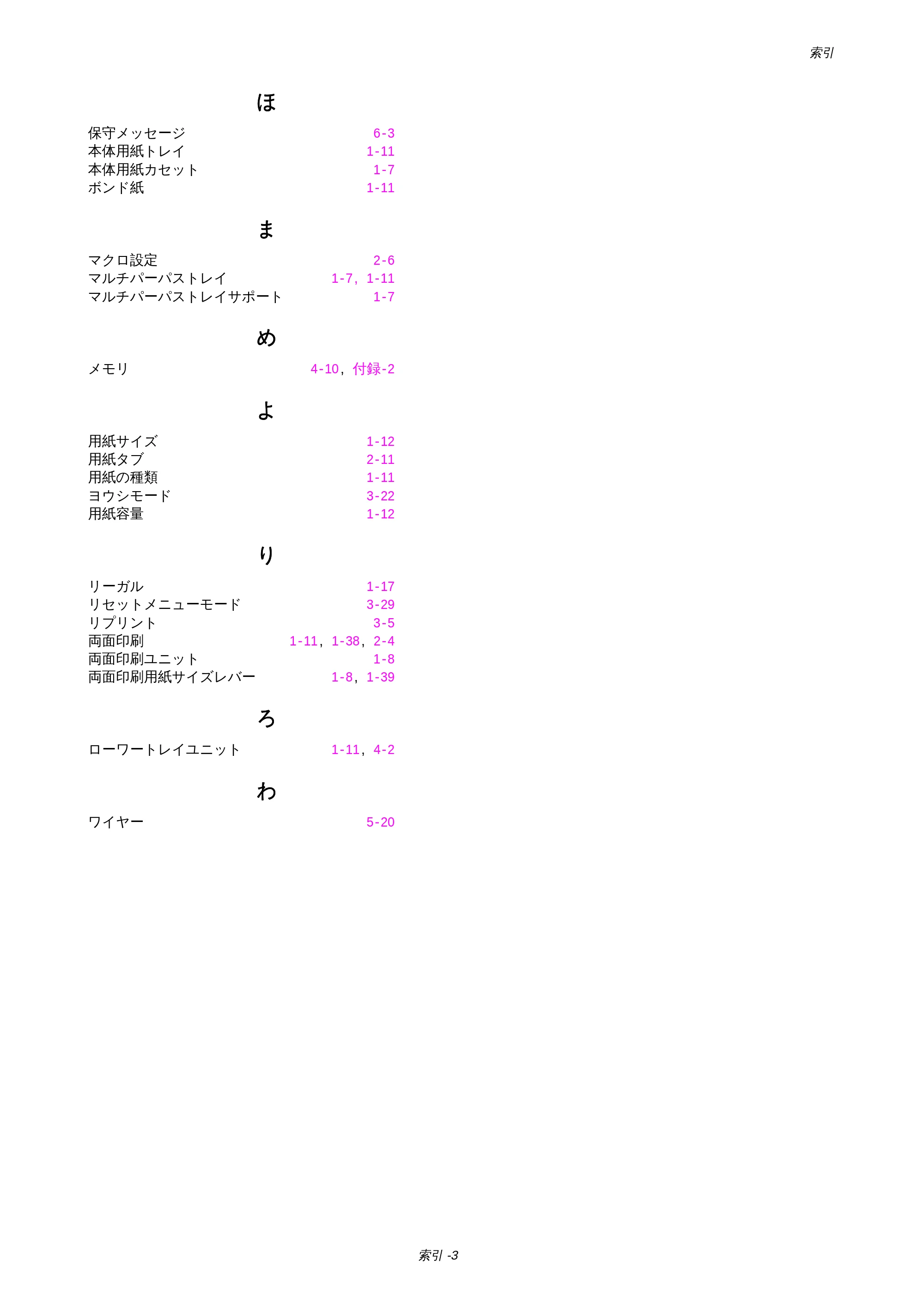 ブラザー HL-1650 / HL-1670N 取扱説明書（本体） — 原本ページ — 199ページ