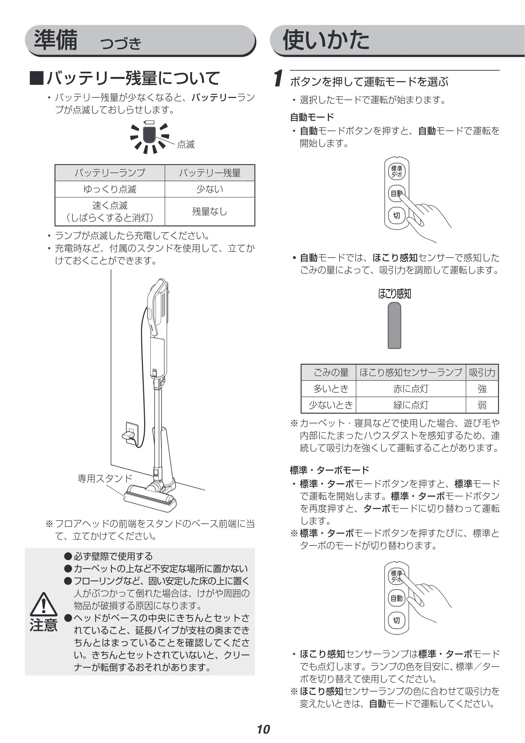 アイリスオーヤマ SBD-G2 取扱説明書 — 原本ページ — 10ページ