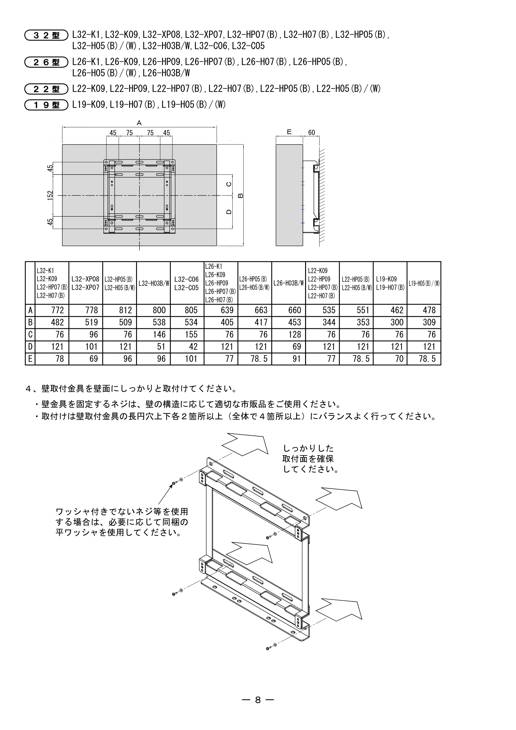 日立 TB-LKF00A3 取扱説明書 — 図版 8-1 — 8ページ