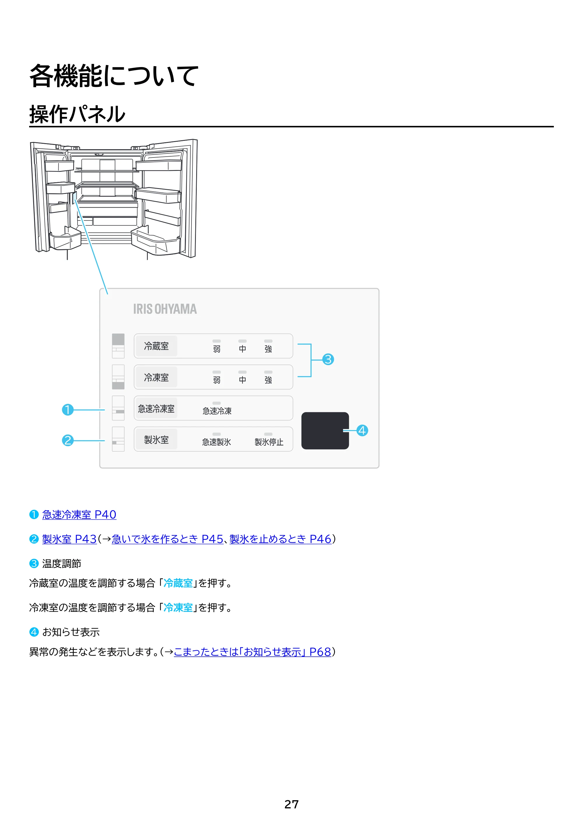 アイリスオーヤマ IRSN-HF44A 取扱説明書 — 原本ページ — 27ページ