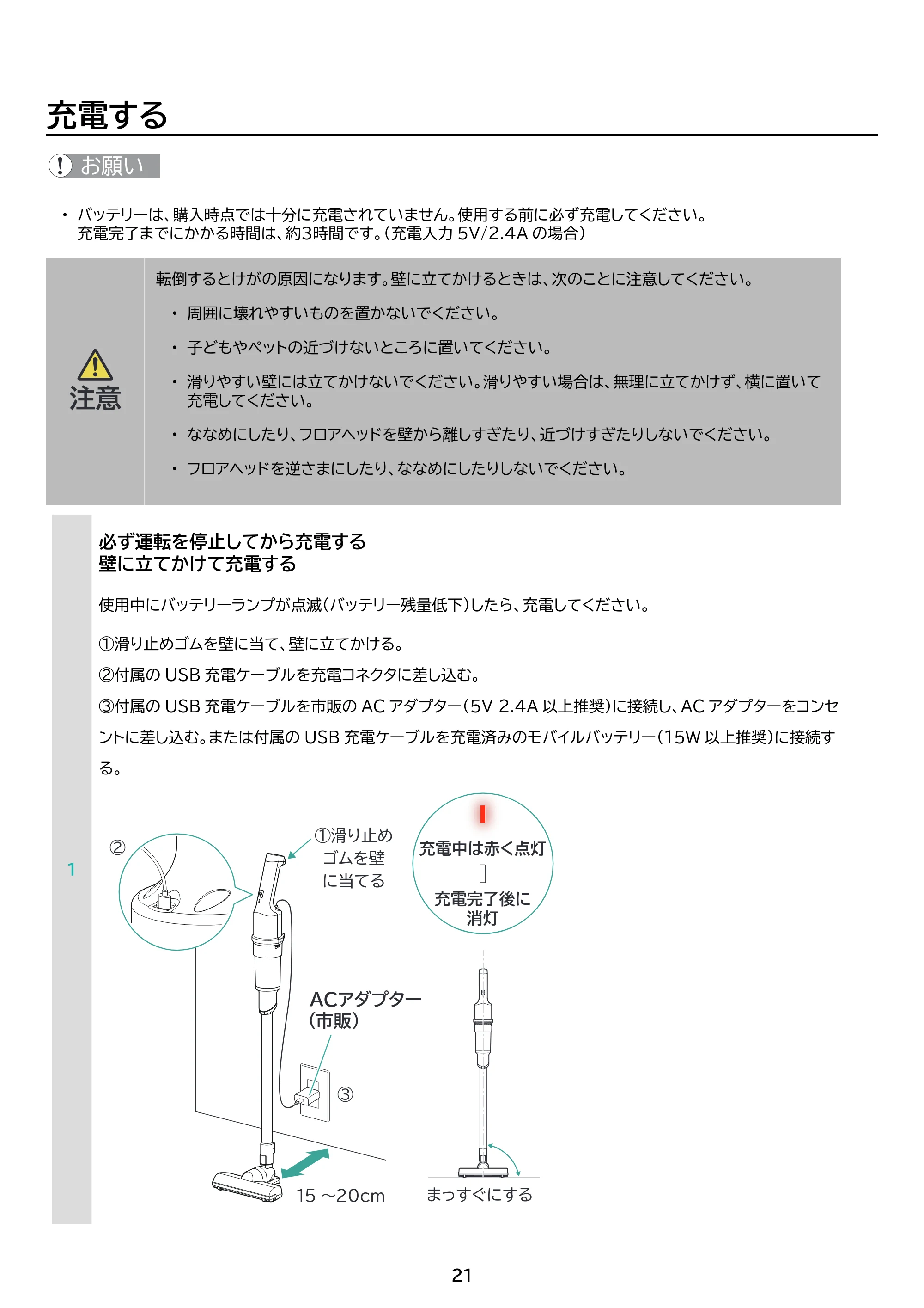 アイリスオーヤマ SCD-220 取扱説明書 — 原本ページ — 21ページ