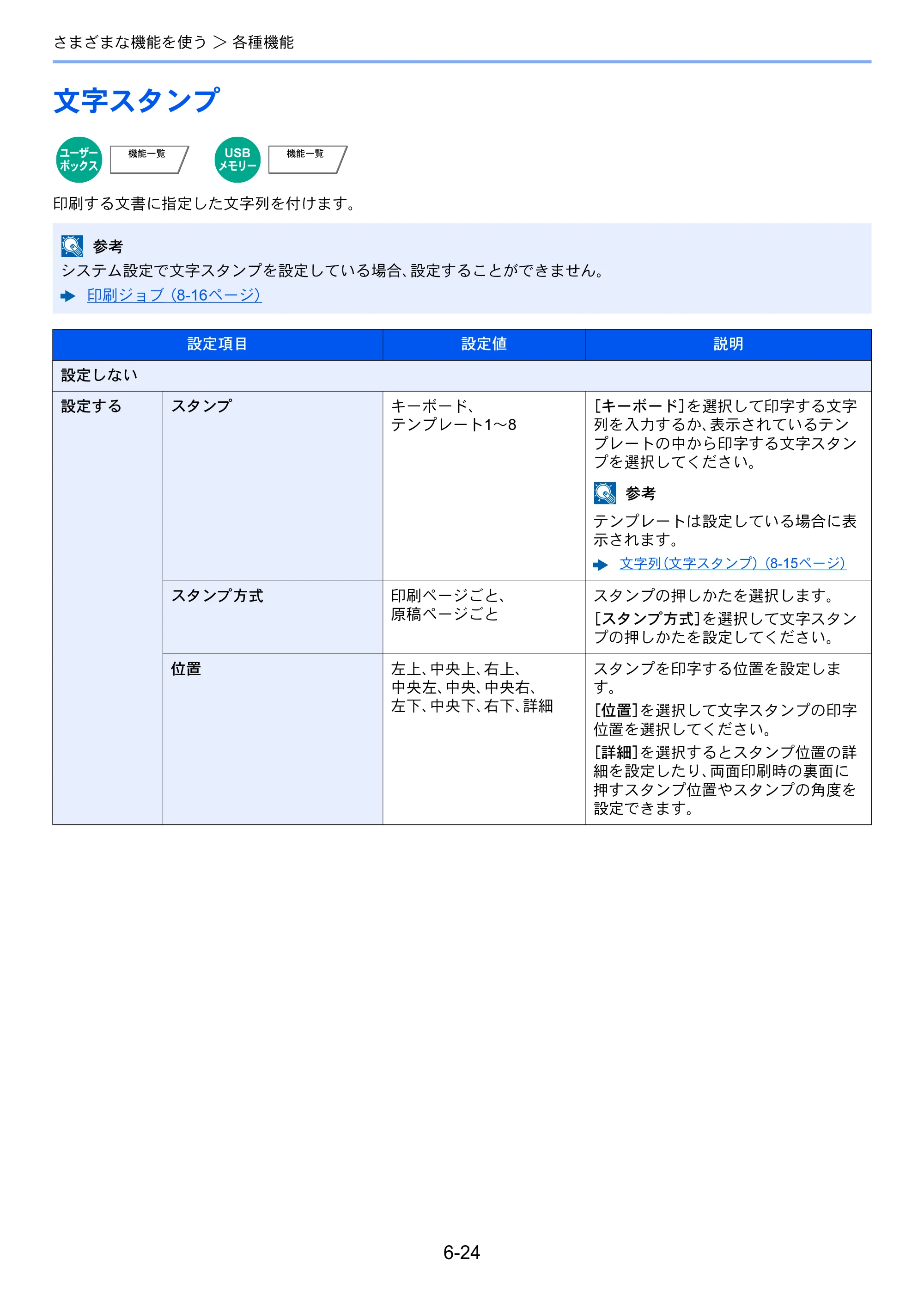 京セラ ECOSYS P4060dn ECOSYS P4060dn 使用説明書 — 文字スタンプ — 原本ページ — 203ページ