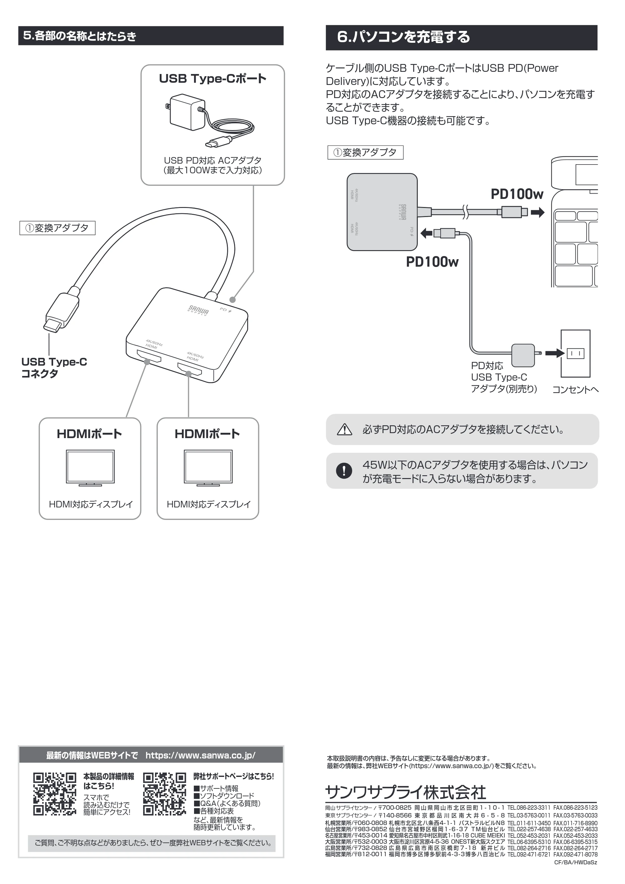サンワサプライ AD-ALCMST2HDPD 取扱説明書 — 原本ページ — 2ページ