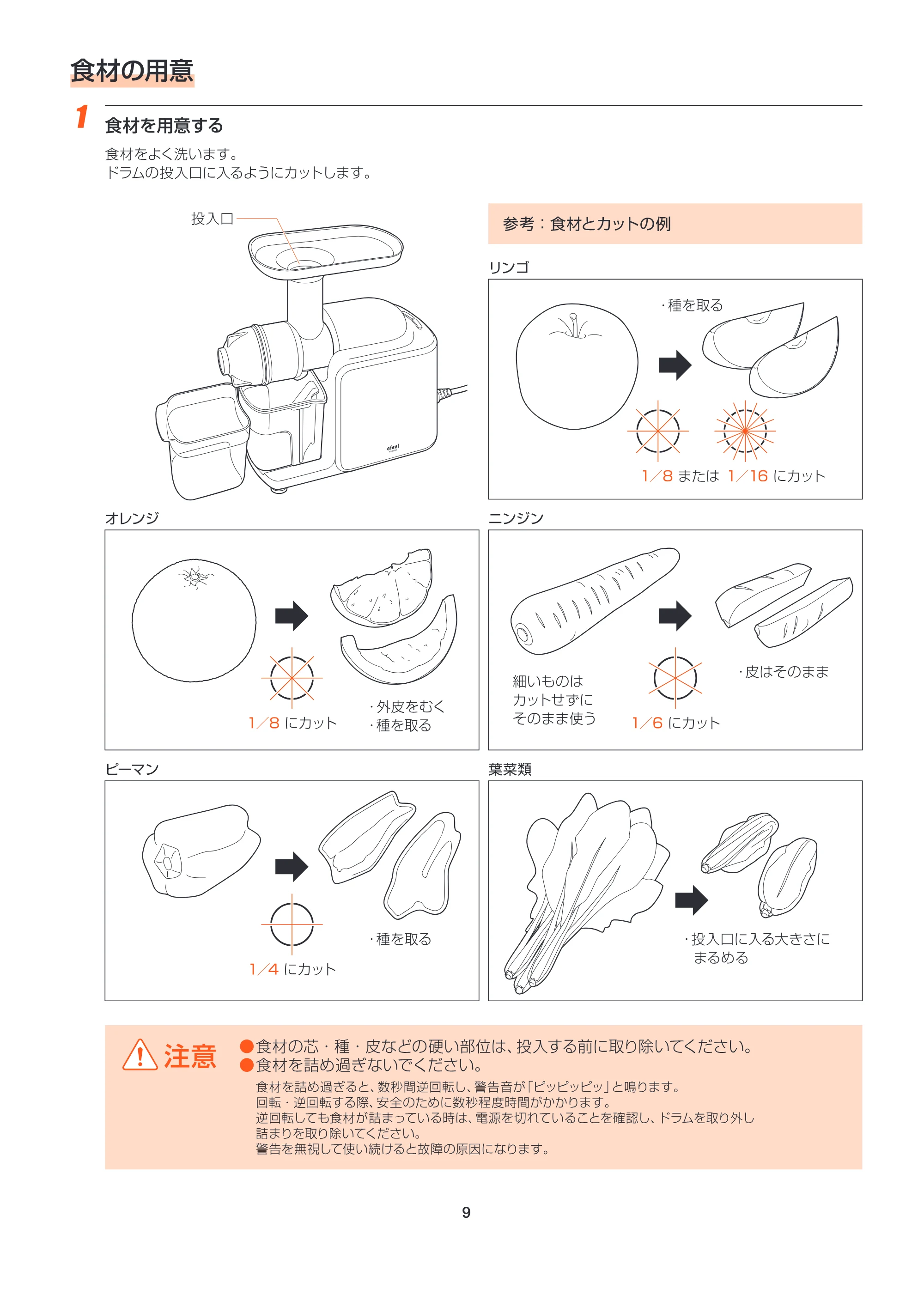 アイリスオーヤマ SJC-75 取扱説明書 — MANv3_SJC75_P09_cs2ol — 原本ページ — 9ページ