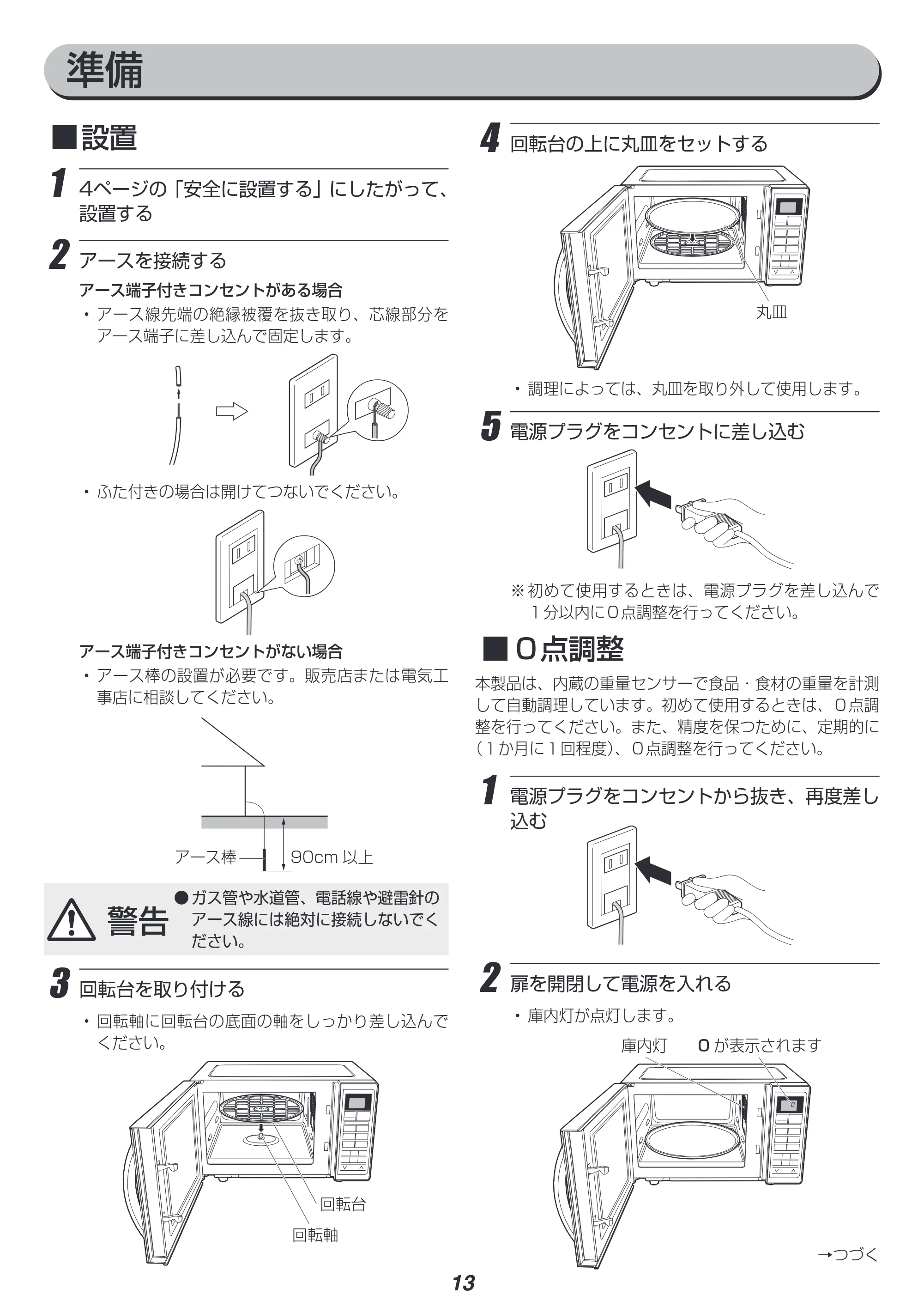 アイリスオーヤマ MO-TJ2 取扱説明書 — 原本ページ — 13ページ