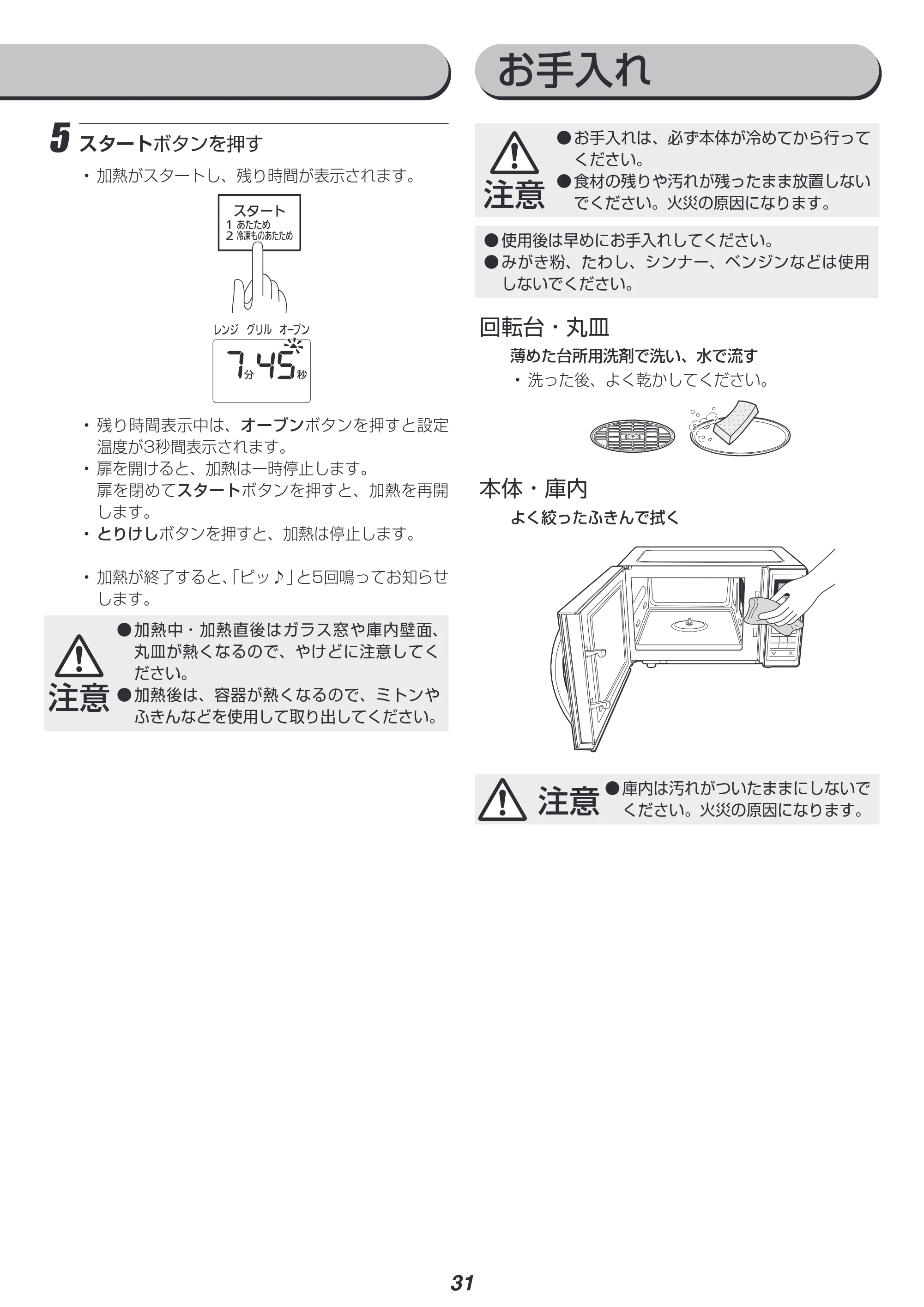 アイリスオーヤマ MO-TJ2 取扱説明書 — 原本ページ — 31ページ
