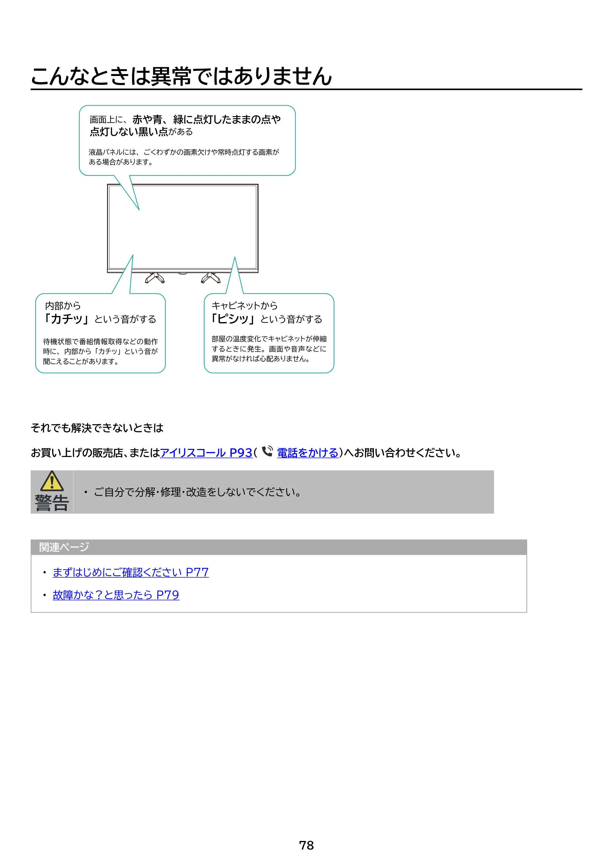 アイリスオーヤマ LTL-32WG-F1 取扱説明書 — 原本ページ — 78ページ