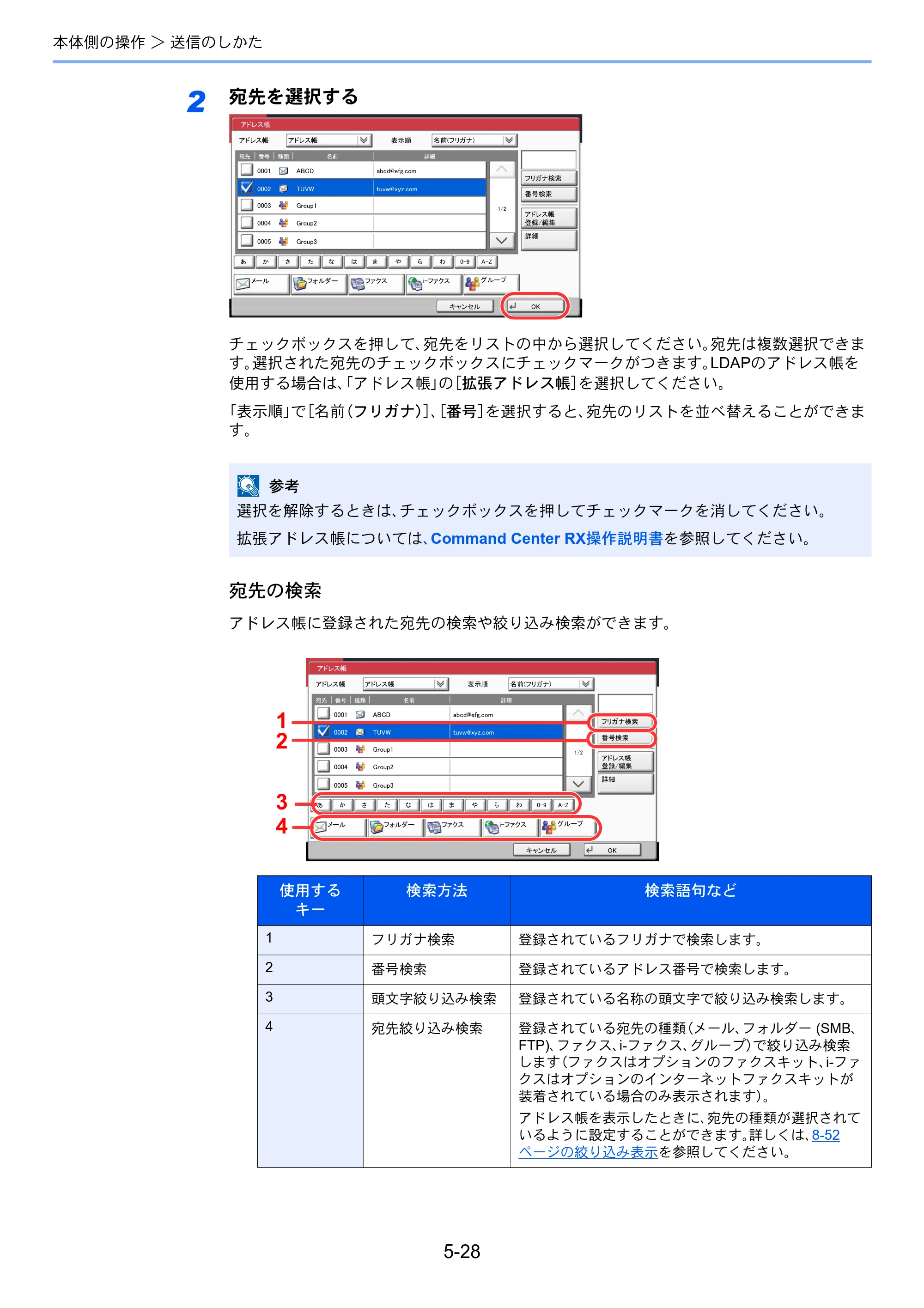 京セラ TASKalfa 4501i / TASKalfa 5501i TASKalfa 5501i/4501i 使用説明書 — 原本ページ — 206ページ