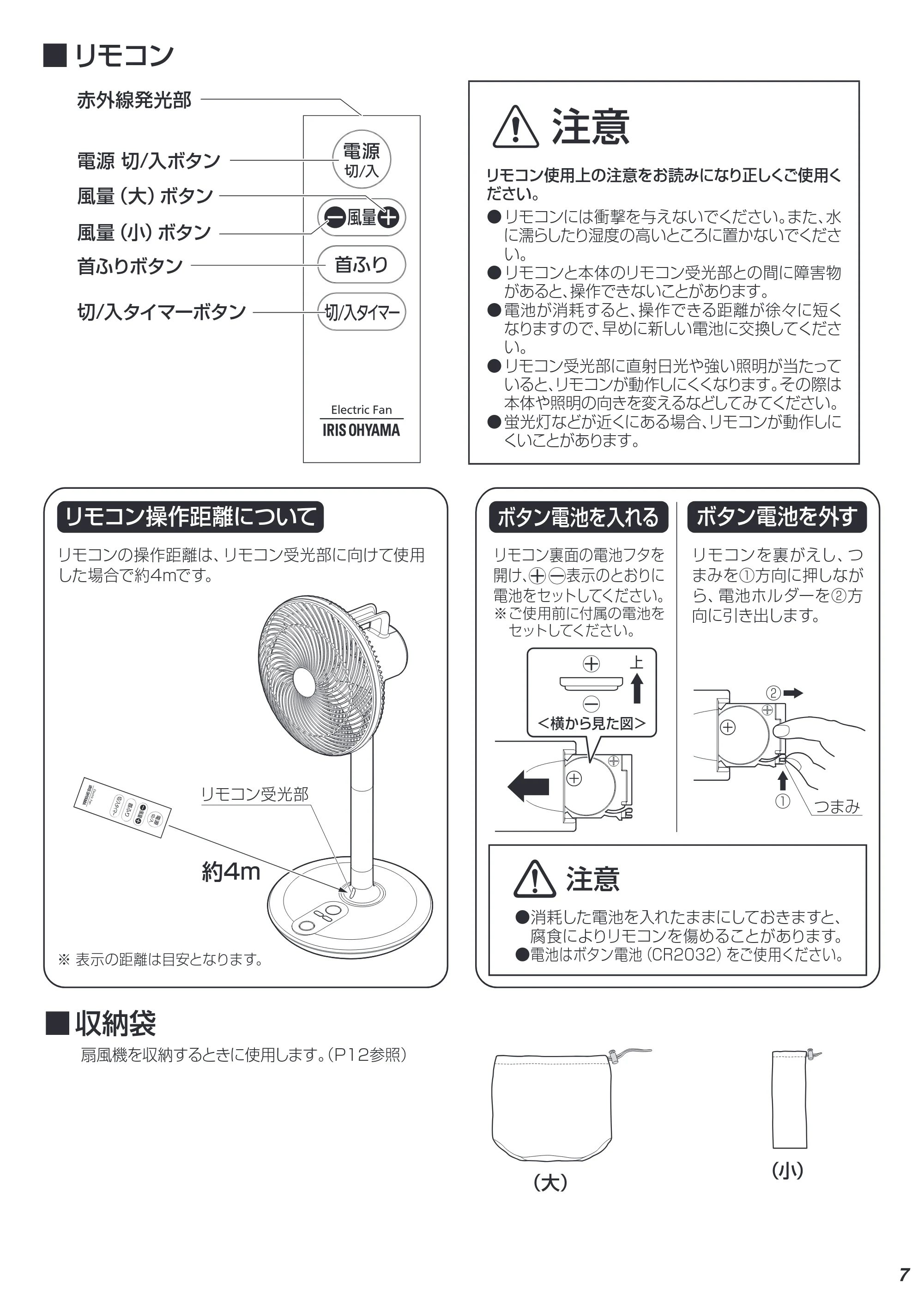 アイリスオーヤマ LFDC-251H 取扱説明書 — 原本ページ — 7ページ