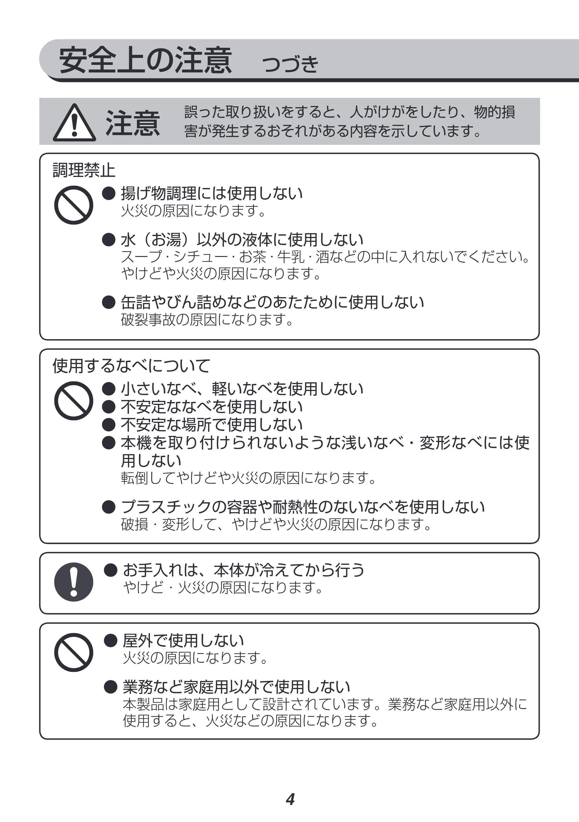 アイリスオーヤマ LTC-01 取扱説明書 — 原本ページ — 4ページ