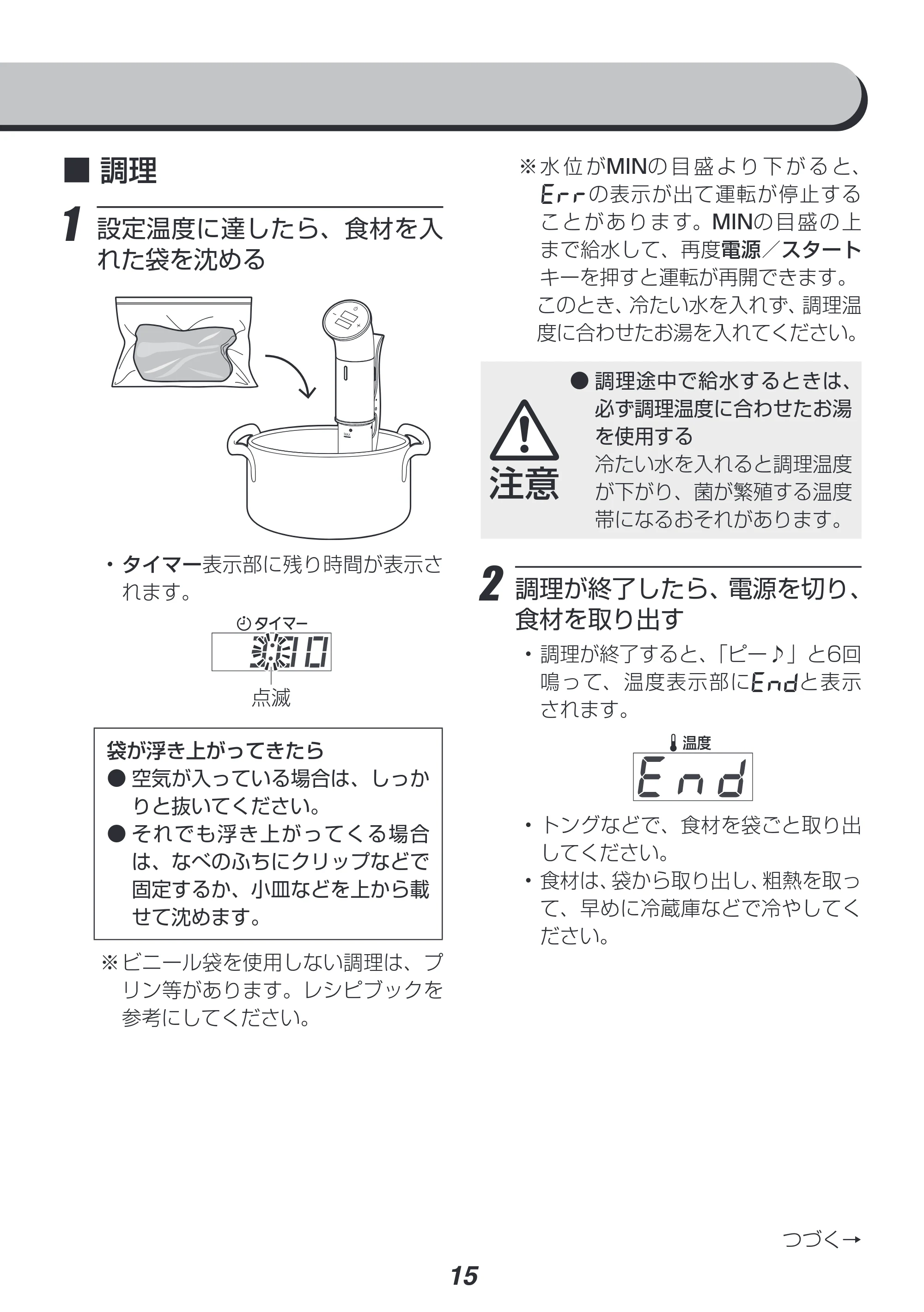 アイリスオーヤマ LTC-01 取扱説明書 — 原本ページ — 15ページ