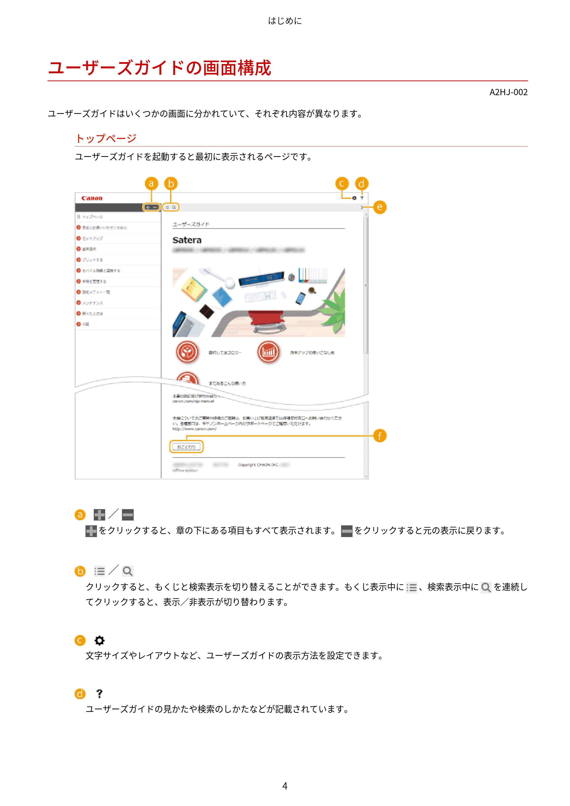 キヤノン LBP812Ci・LBP811C ユーザーズガイド 2026年6月25日更新(PDF:7.98MB) — ユーザーズガイドの画面構成 — 原本ページ — 12ページ