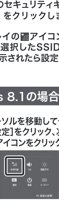 エレコム WAB-S300IW2-PD 3.インターネット接続手順 ( 多言語版 ) — 無線LANによるインターネット接続手順の案内 簡易版マニュアル 日本語 — 図版 1-3 — 1ページ