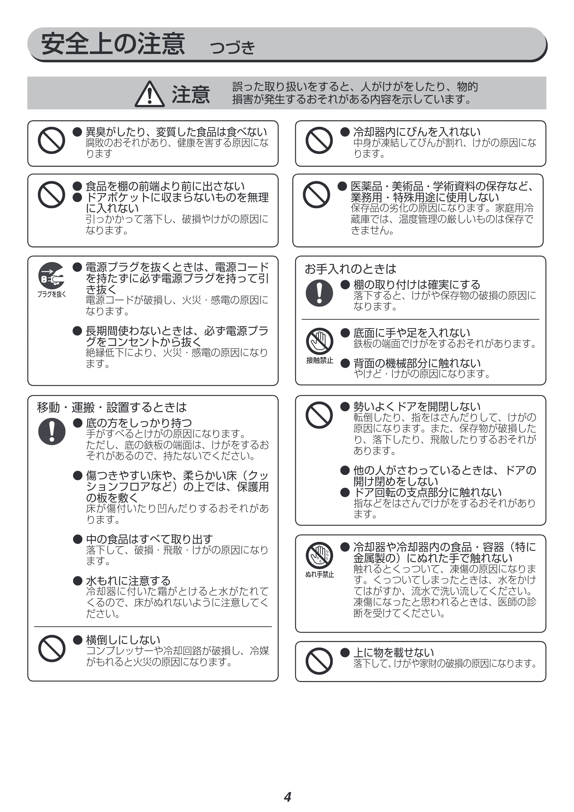 アイリスオーヤマ KRSD-5AL 取扱説明書 — 原本ページ — 4ページ