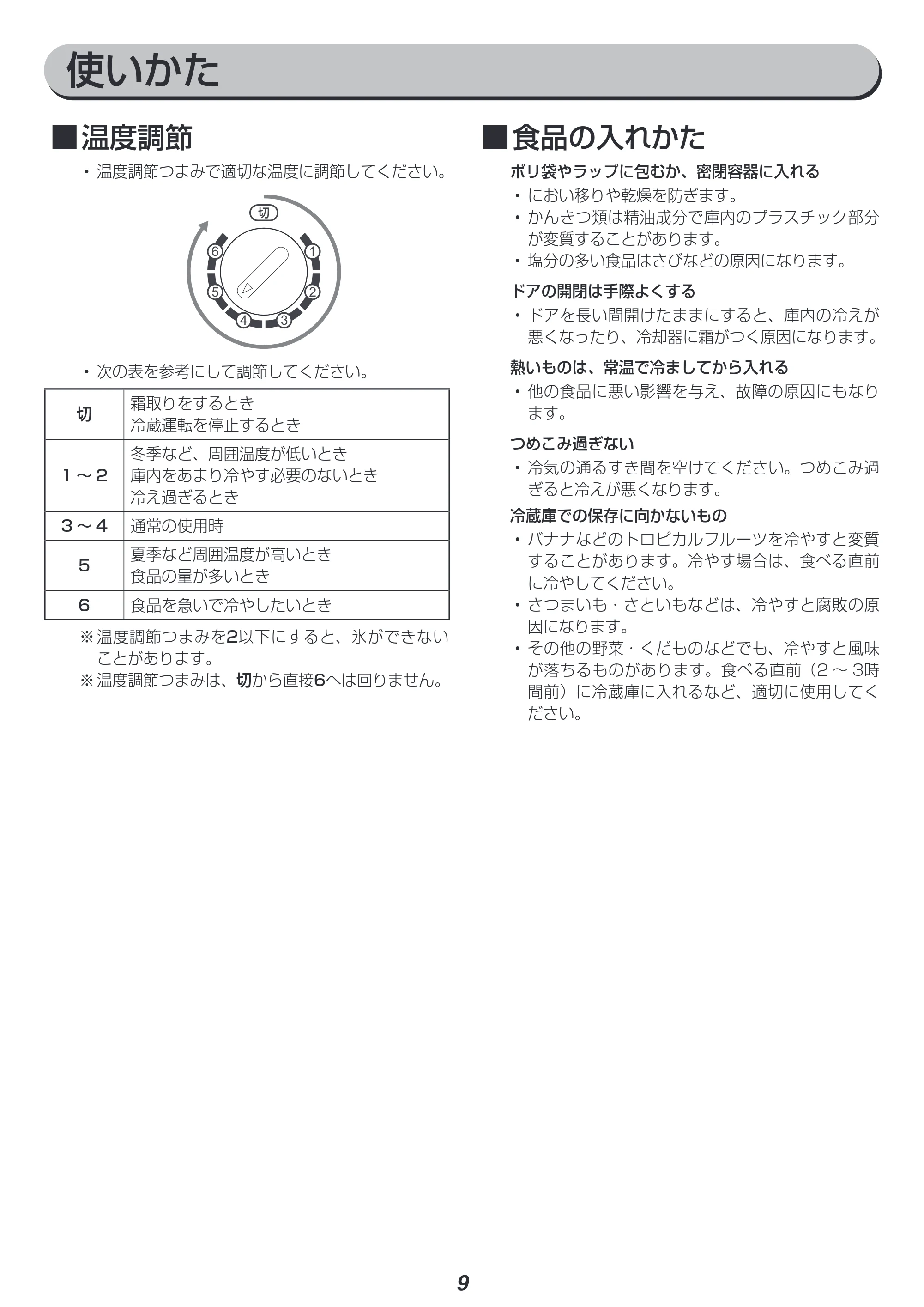 アイリスオーヤマ KRSD-5AL 取扱説明書 — 原本ページ — 9ページ