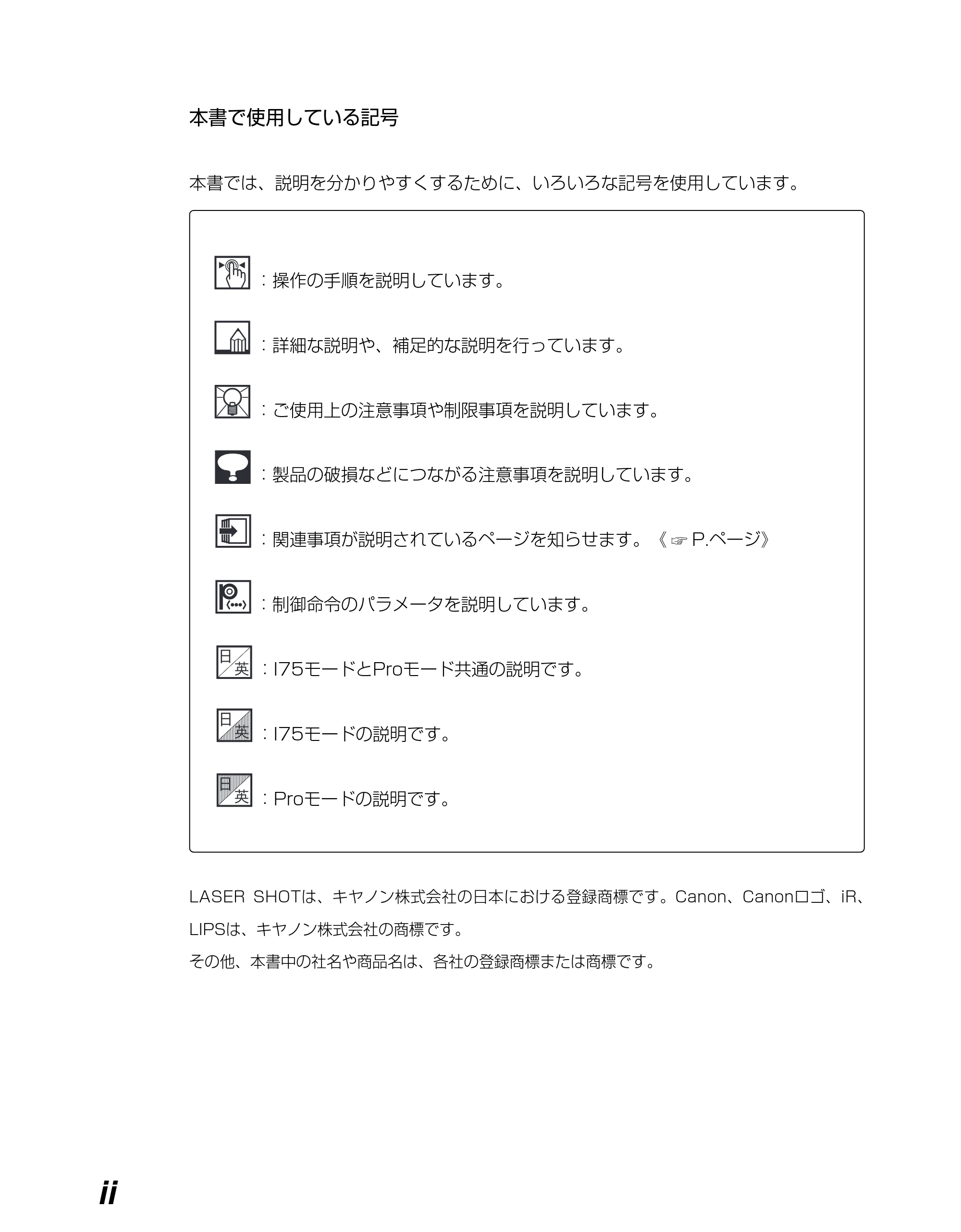 キヤノン BIJ2350/BIJ1350/BIJ1350D I5577ユーザーズガイド （PDF形式／4.55Mバイト） — 原本ページ — 3ページ