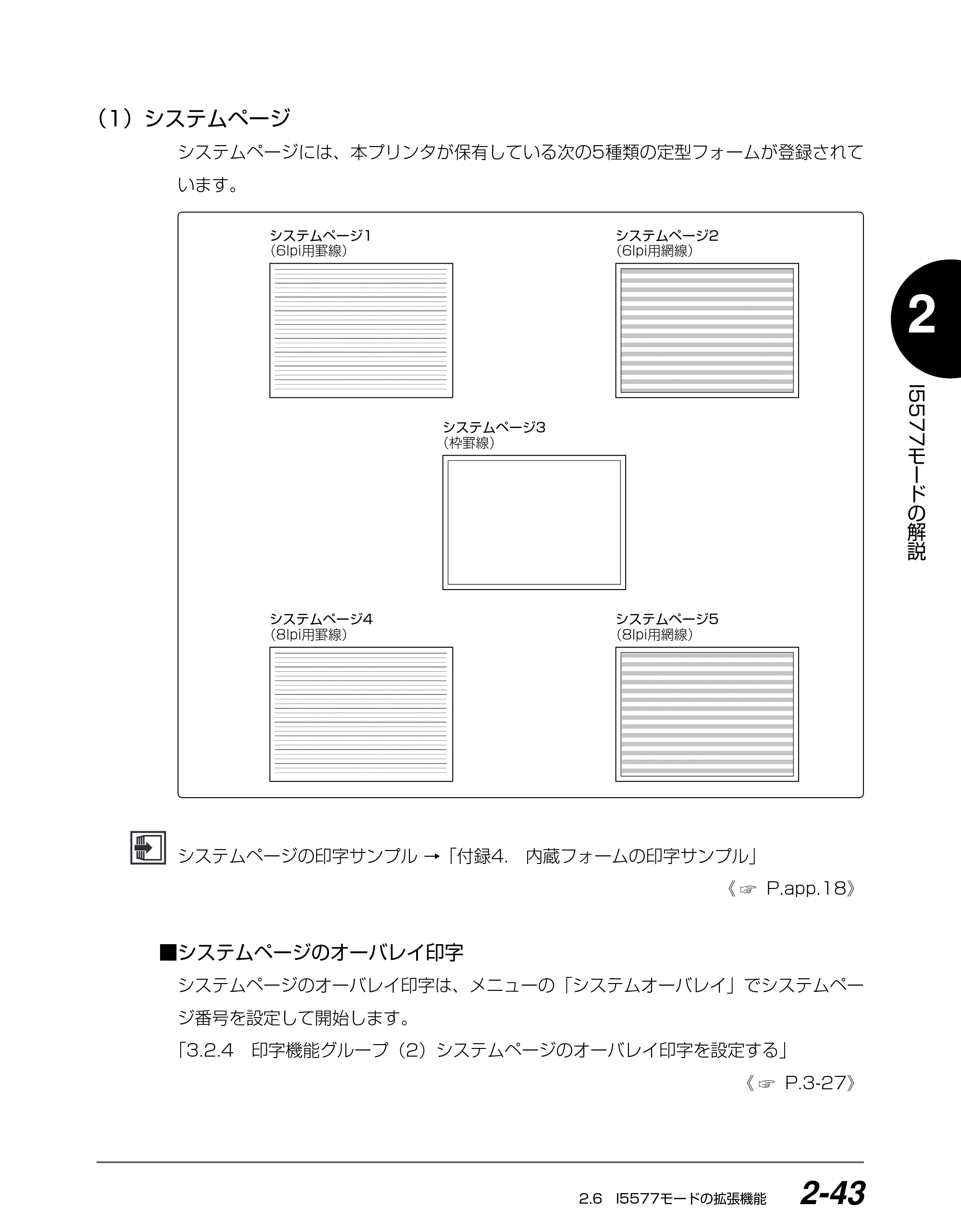 キヤノン BIJ2350/BIJ1350/BIJ1350D I5577ユーザーズガイド （PDF形式／4.55Mバイト） — （1）システムページ — 原本ページ — 60ページ