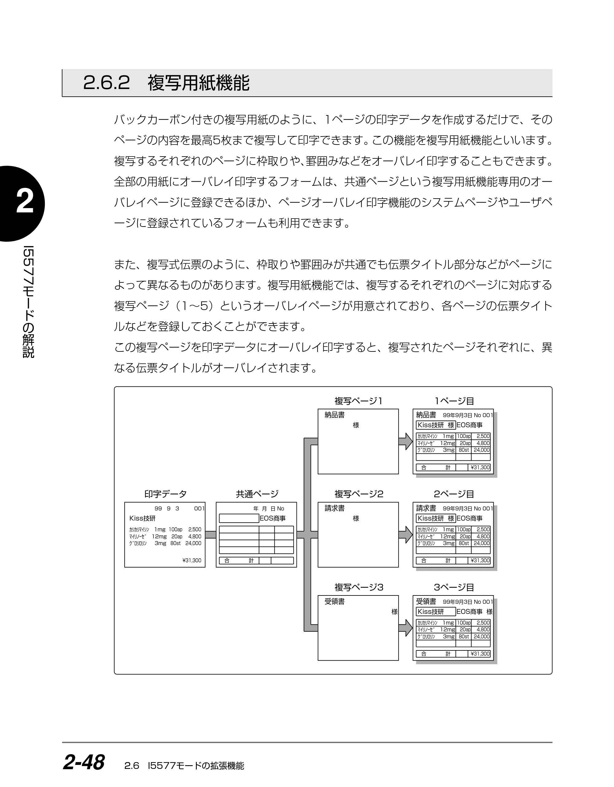 キヤノン BIJ2350/BIJ1350/BIJ1350D I5577ユーザーズガイド （PDF形式／4.55Mバイト） — 2.6.2 複写用紙機能 — 原本ページ — 65ページ
