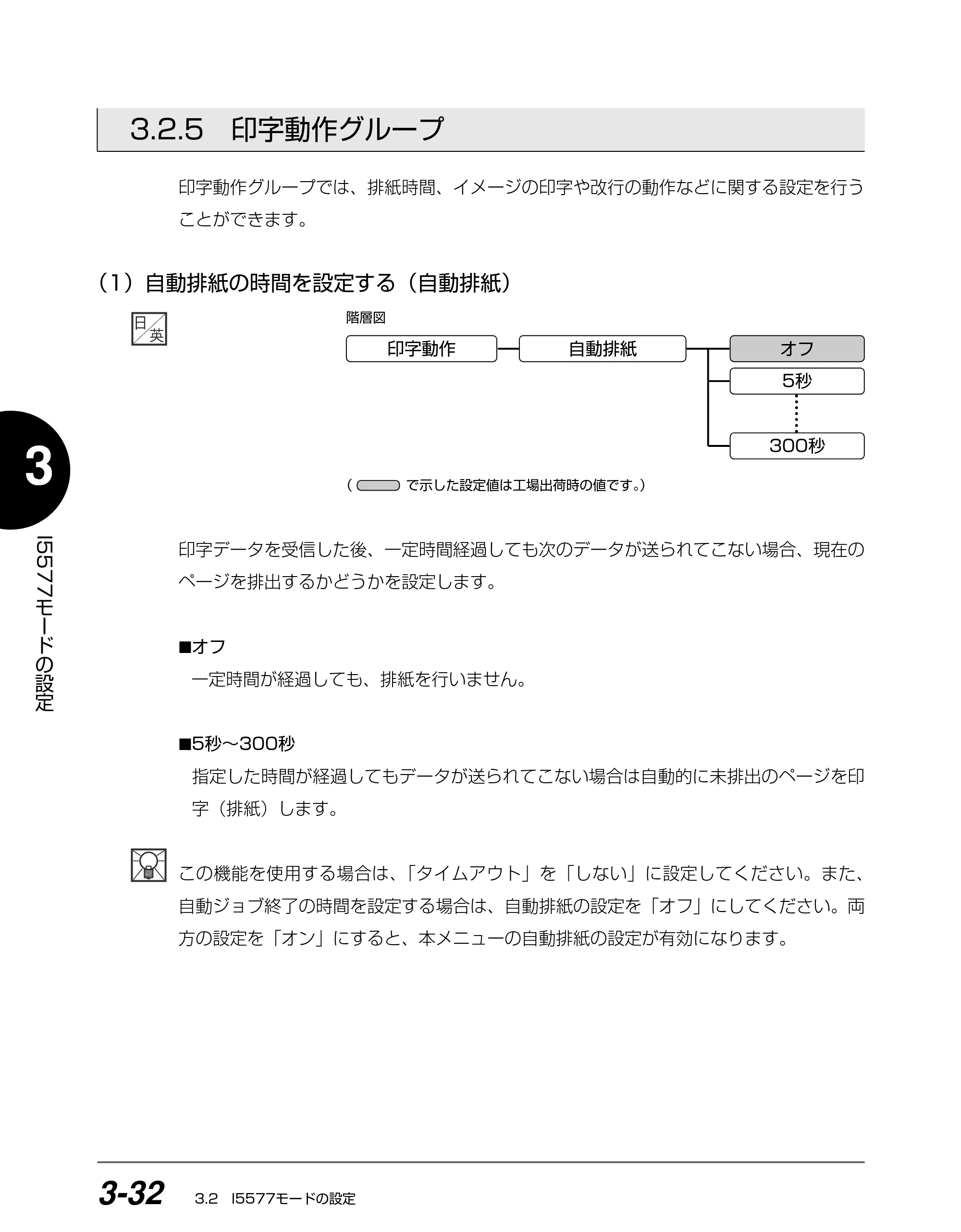 キヤノン BIJ2350/BIJ1350/BIJ1350D I5577ユーザーズガイド （PDF形式／4.55Mバイト） — 3.2.5 印字動作グループ — 原本ページ — 113ページ