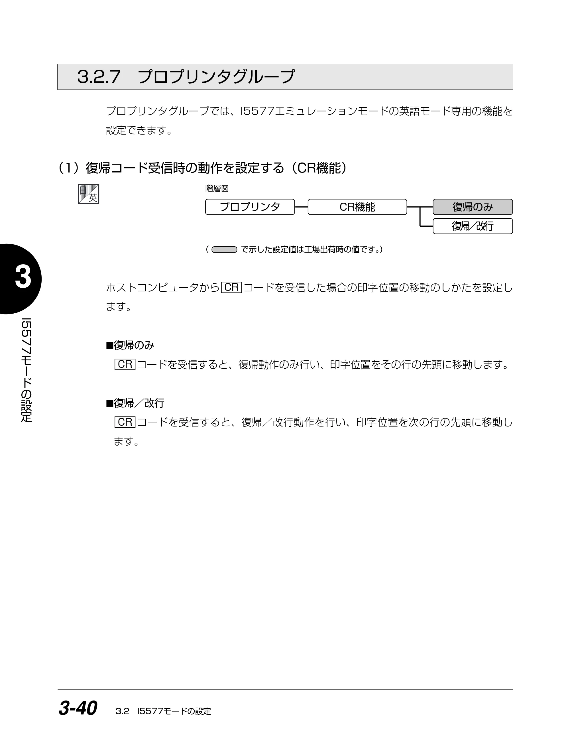 キヤノン BIJ2350/BIJ1350/BIJ1350D I5577ユーザーズガイド （PDF形式／4.55Mバイト） — 3.2.7 プロプリンタグループ — 原本ページ — 121ページ