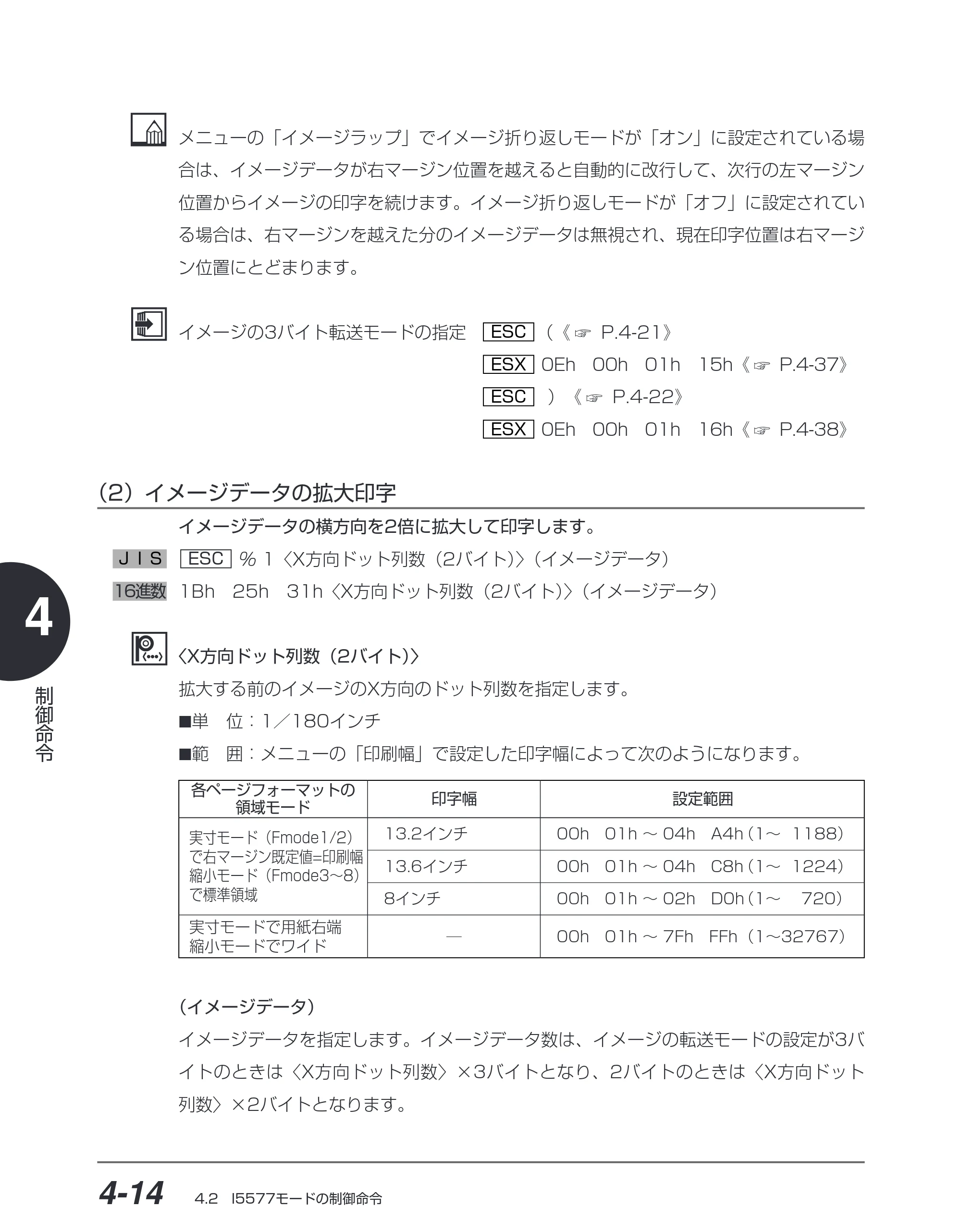 キヤノン BIJ2350/BIJ1350/BIJ1350D I5577ユーザーズガイド （PDF形式／4.55Mバイト） — （2）イメージデータの拡大印字 — 原本ページ — 145ページ