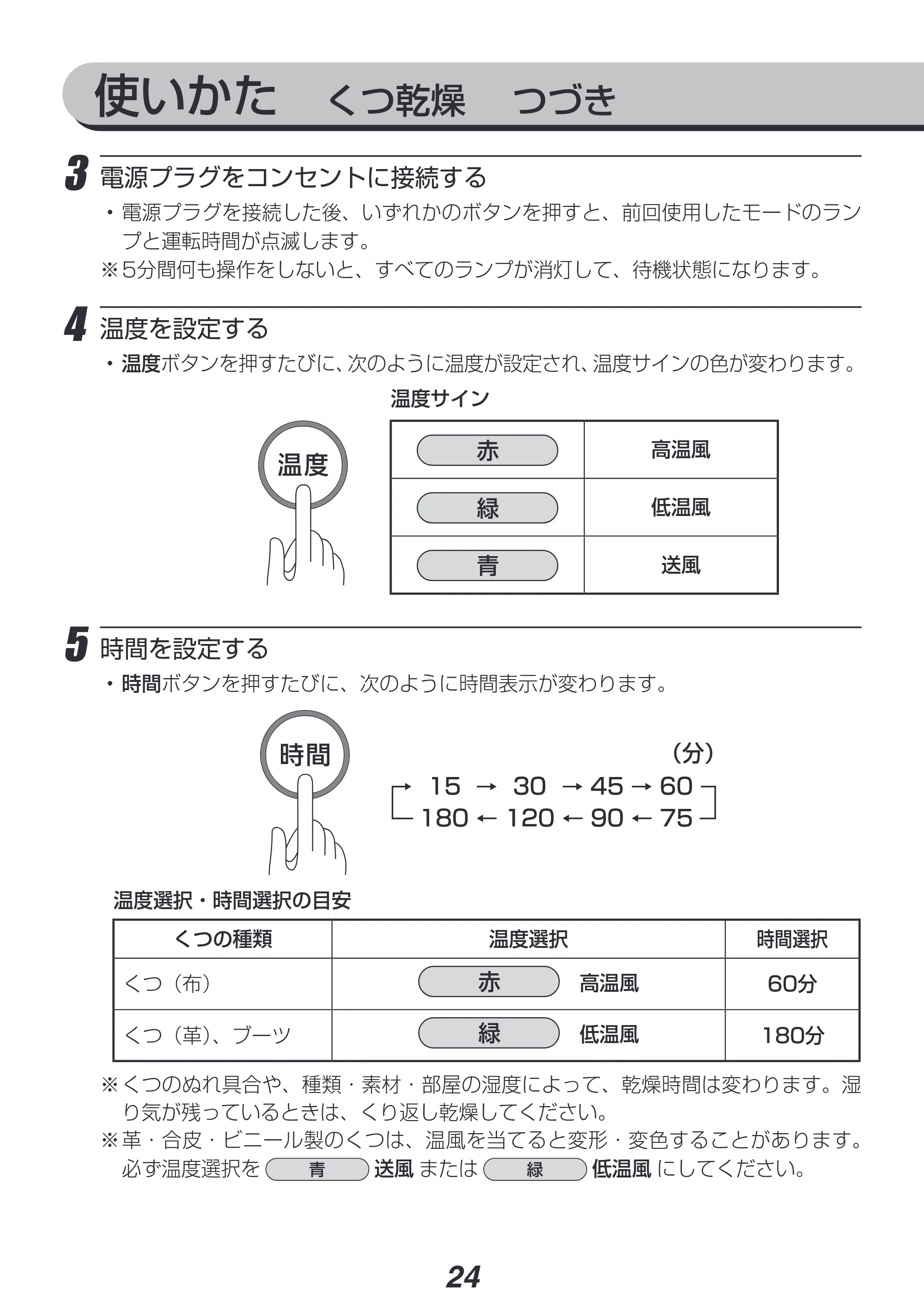 アイリスオーヤマ KFK-104C 取扱説明書 — 原本ページ — 24ページ