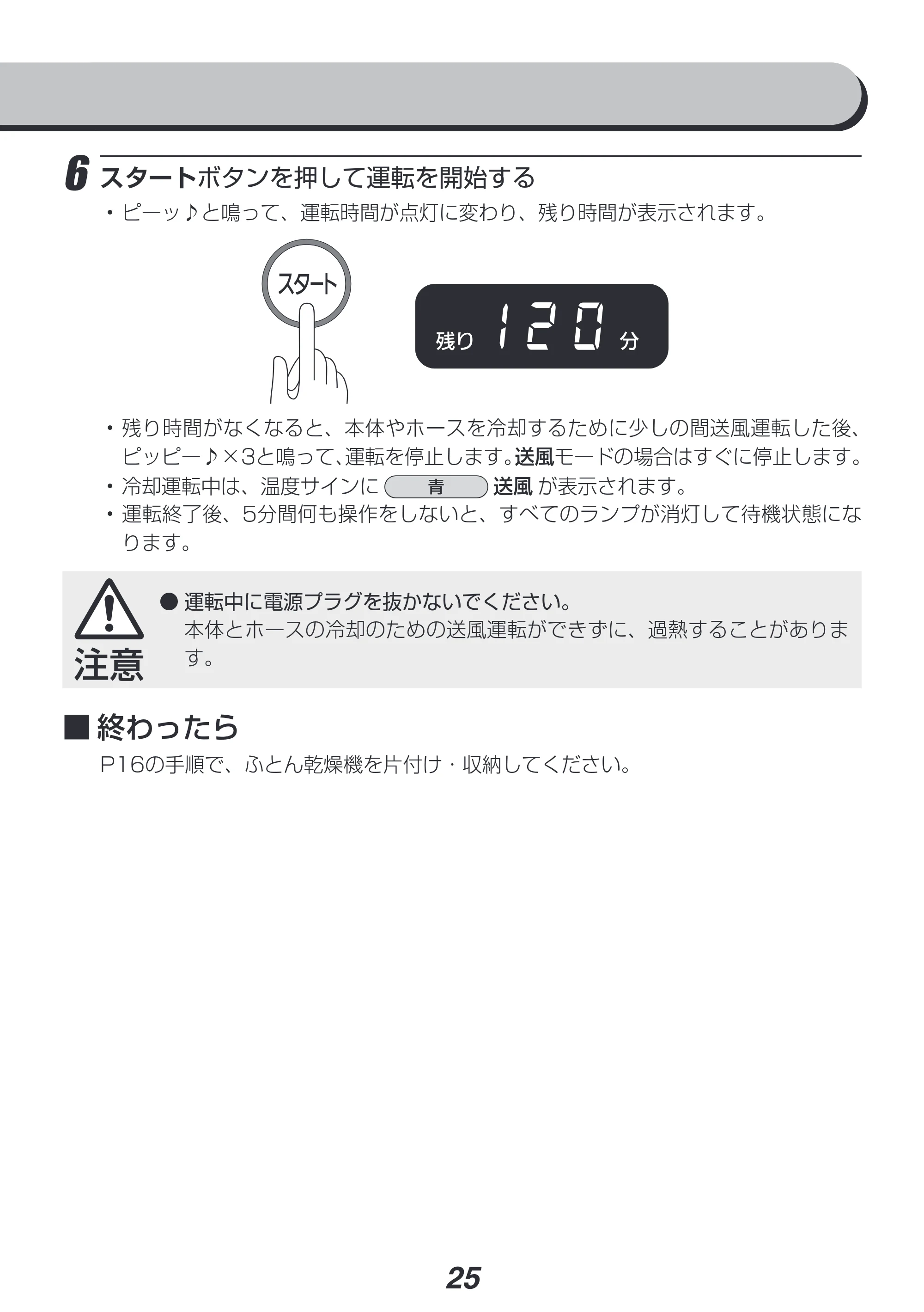 アイリスオーヤマ KFK-104C 取扱説明書 — 原本ページ — 25ページ